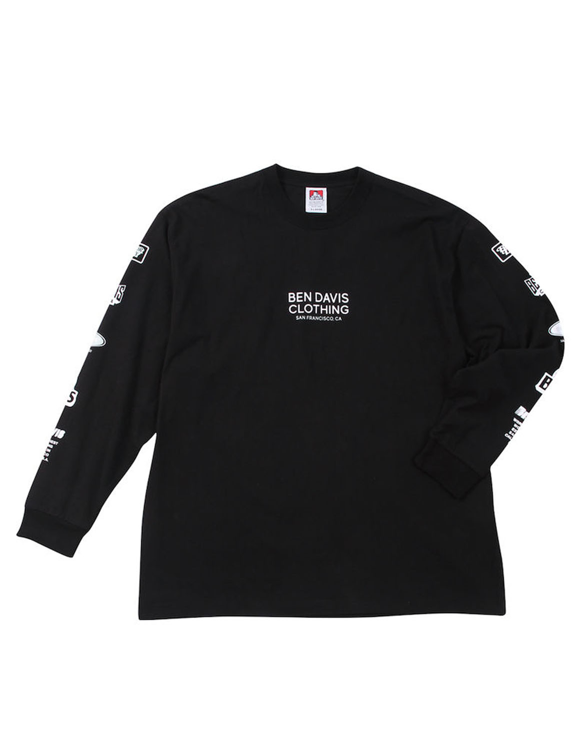 大きいサイズ 長袖T&半袖Tシャツ カットソー メンズ BEN DAVIS(ベン デイビス) バックプリント レイヤード 3L 4L 5L 6L カジュアル 白 緑 黒 春 夏 秋 冬 | BEN DAVIS | 12