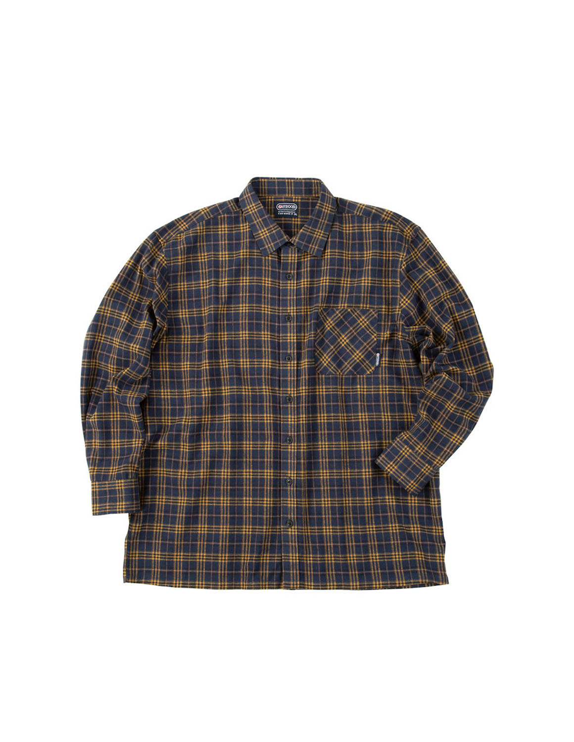 【大きいサイズ メンズ】OUTDOOR PRODUCTS(アウトドア プロダクツ)ビエラチェック 胸ポケット 長袖シャツ カジュアルシャツ 3L/4L/5L/6L/8L | OUTDOOR PRODUCTS | 01