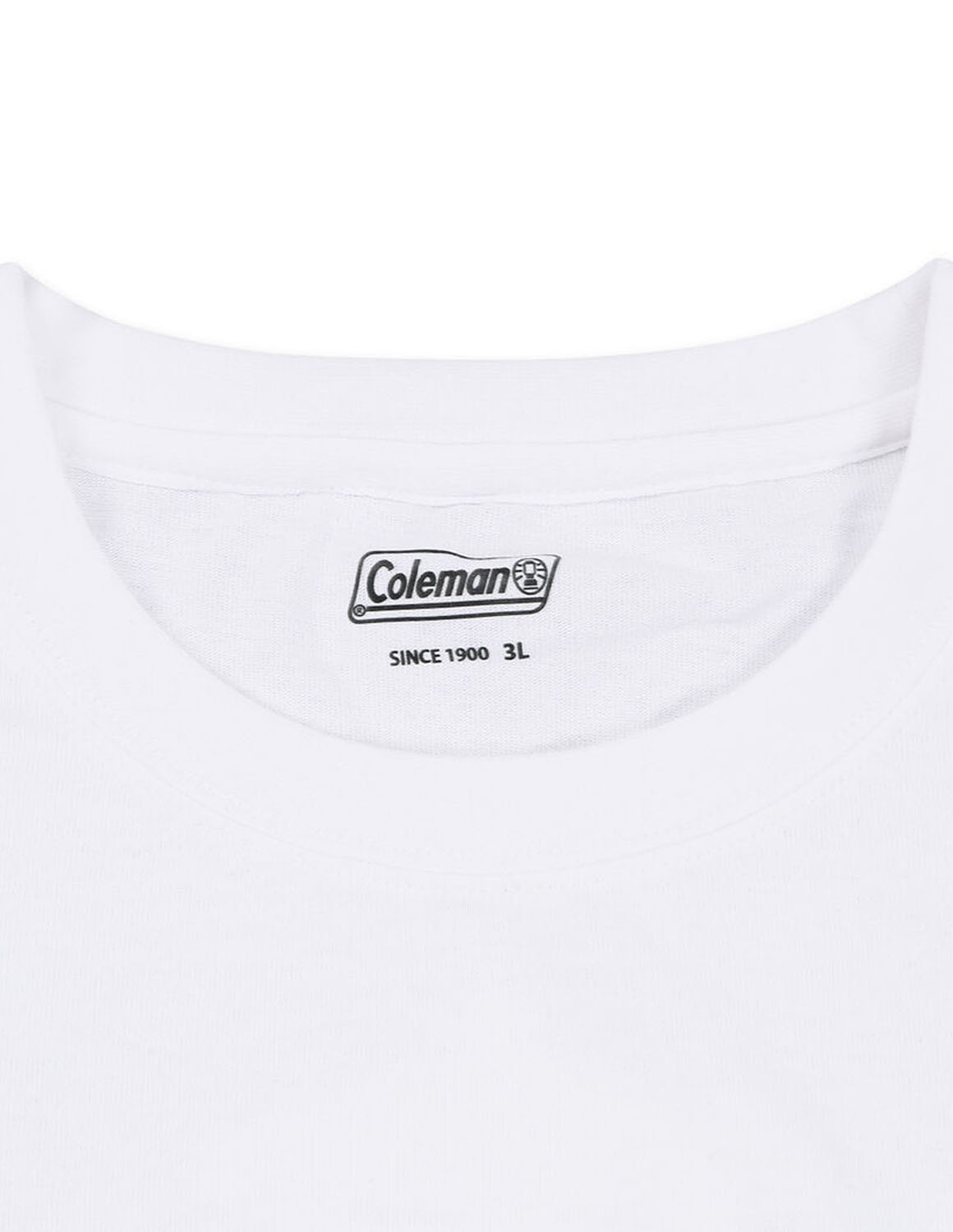 大きいサイズ 半袖Tシャツ カットソー メンズ 長袖  Coleman(コールマン) 天竺 胸ポケット付 バックプリント 袖口リブ 3L 4L 5L 6L カジュアル 白 紺 春 秋 冬 | Coleman | 04