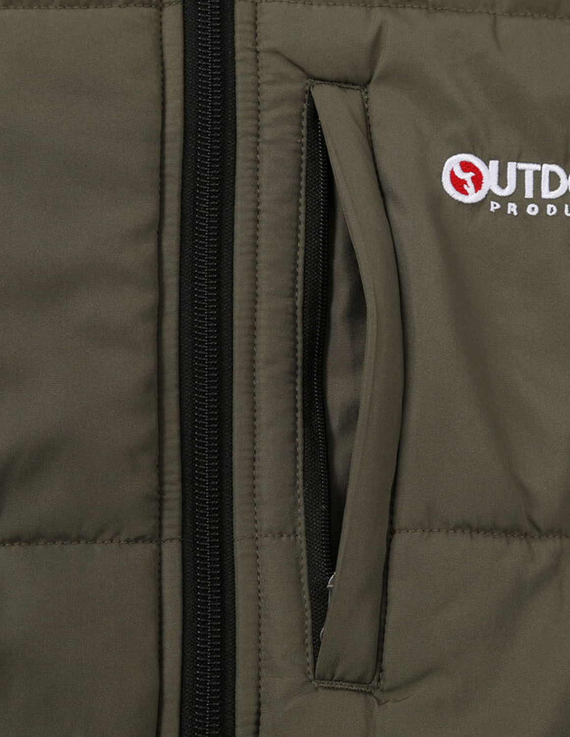 大きいサイズ 中綿コート メンズ  OUTDOOR PRODUCTS(アウトドア プロダクツ) デュスポ キルト フード スタンドカラー 刺繍 3L 4L 5L 6L 7L 8L 赤 緑 黒 春 秋 冬 | OUTDOOR PRODUCTS | 06