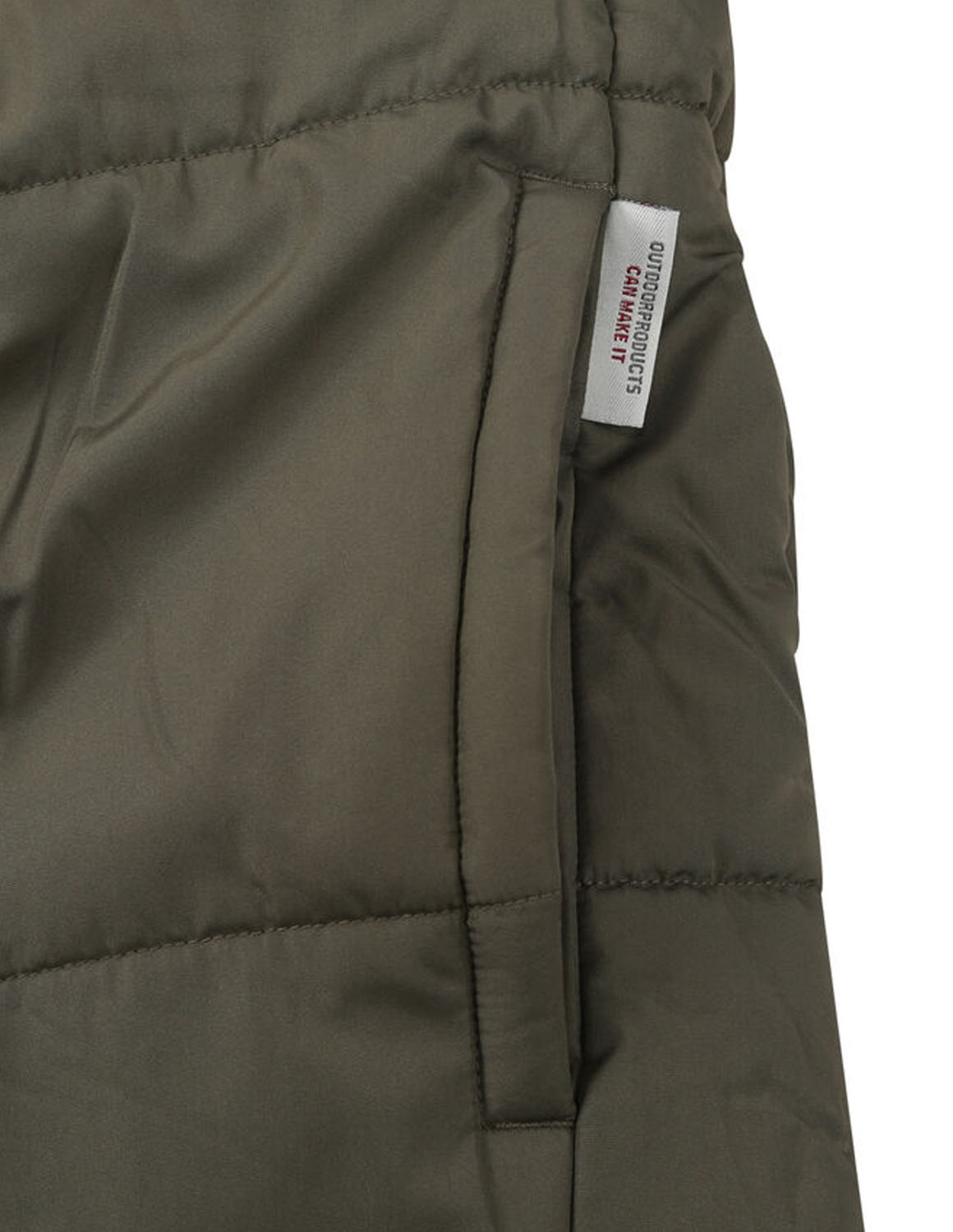 大きいサイズ 中綿コート メンズ  OUTDOOR PRODUCTS(アウトドア プロダクツ) デュスポ キルト フード スタンドカラー 刺繍 3L 4L 5L 6L 7L 8L 赤 緑 黒 春 秋 冬 | OUTDOOR PRODUCTS | 07