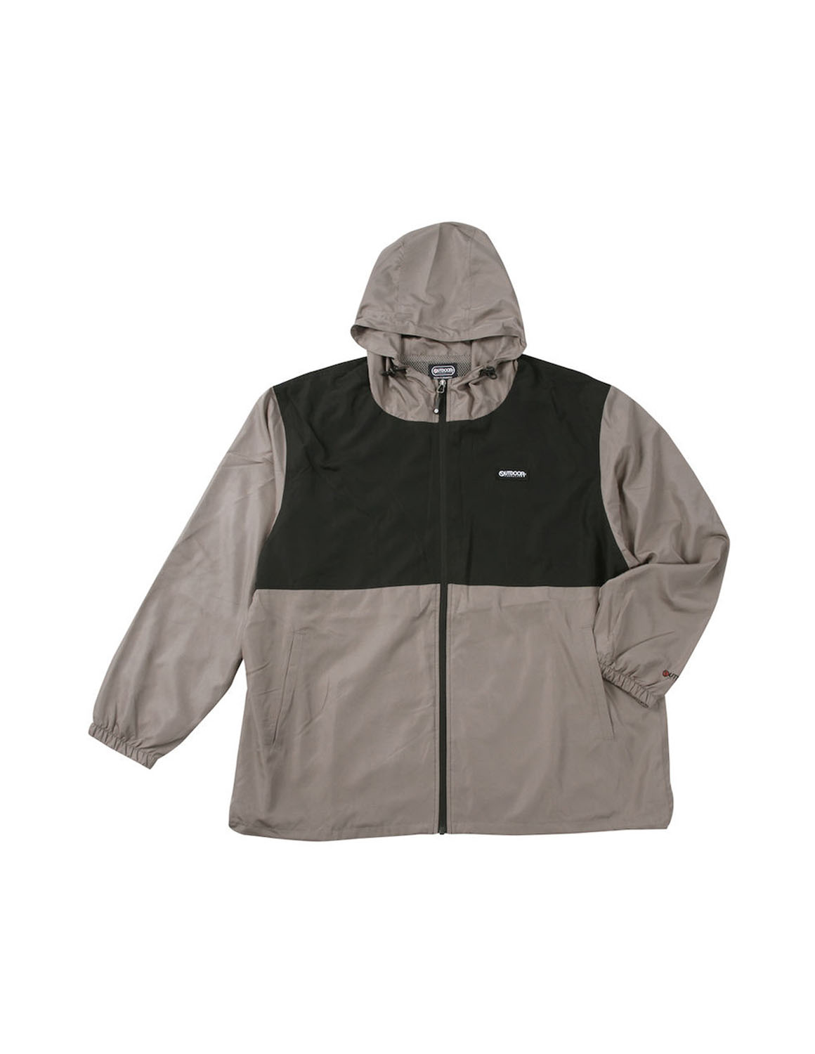 大きいサイズ メンズ  OUTDOOR PRODUCTS(アウトドア プロダクツ) フルダルタフタ 裏メッシュ ウインドブレーカー 防風 フルジップ スタンドカラー プリント | OUTDOOR PRODUCTS | 01