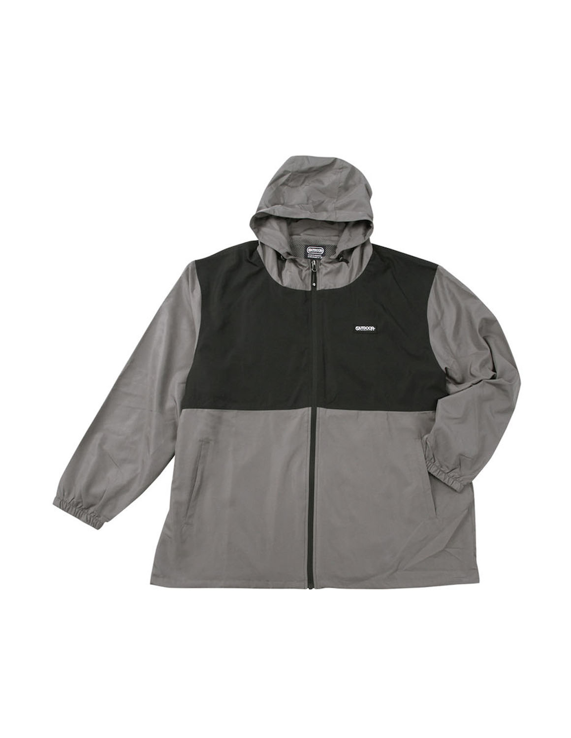 大きいサイズ メンズ  OUTDOOR PRODUCTS(アウトドア プロダクツ) フルダルタフタ 裏メッシュ ウインドブレーカー 防風 フルジップ スタンドカラー プリント | OUTDOOR PRODUCTS | 02