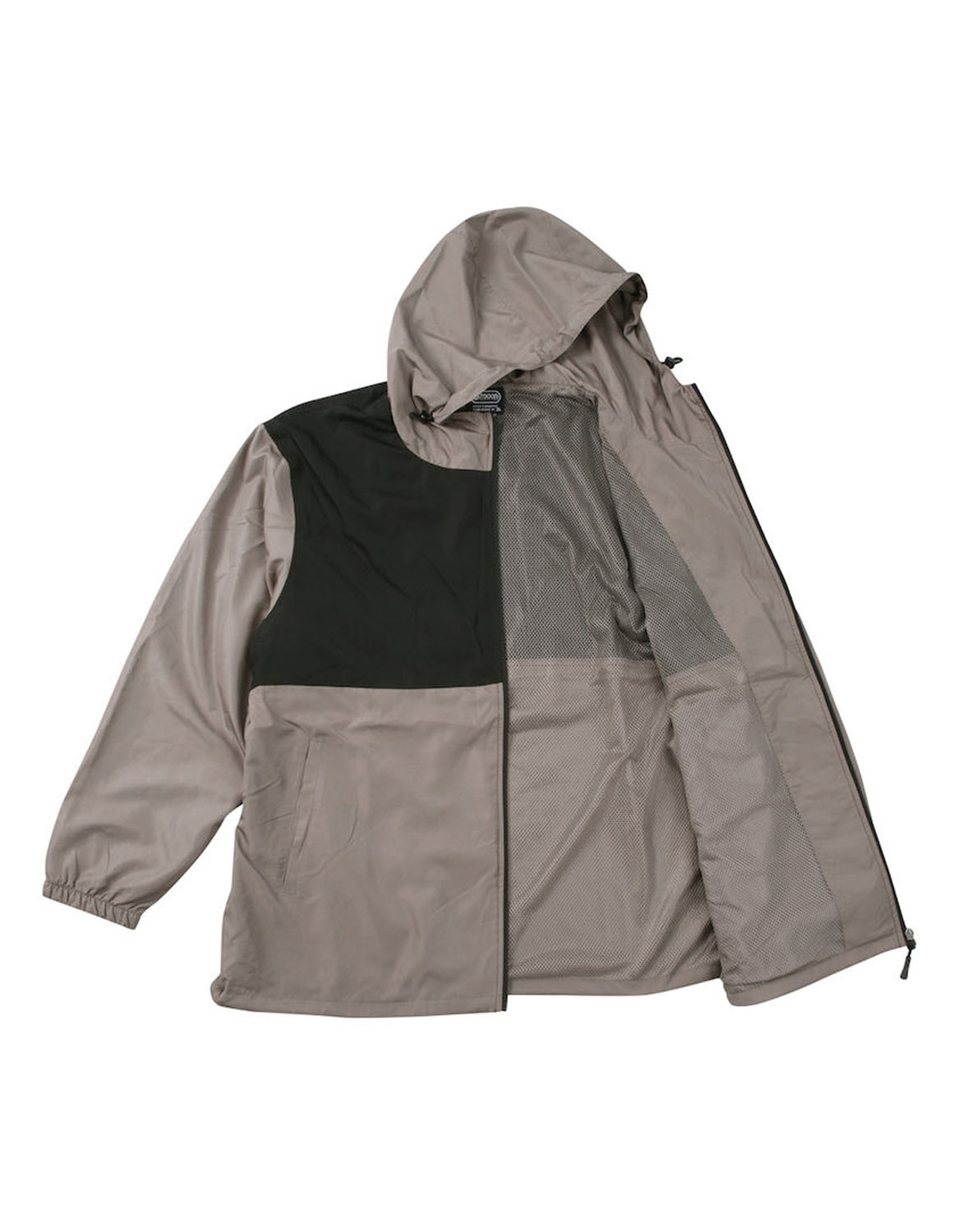 大きいサイズ メンズ  OUTDOOR PRODUCTS(アウトドア プロダクツ) フルダルタフタ 裏メッシュ ウインドブレーカー 防風 フルジップ スタンドカラー プリント | OUTDOOR PRODUCTS | 05