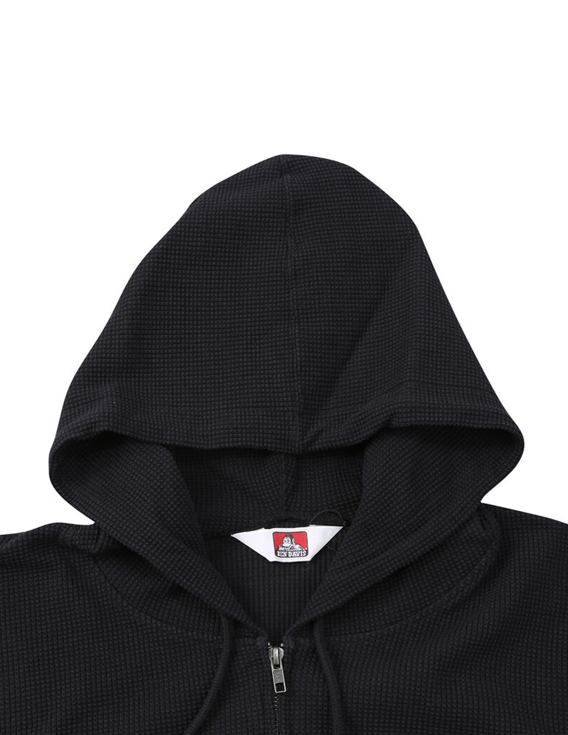 大きいサイズ パーカー メンズ フルジップ BEN DAVIS(ベン デイビス) ワッフル ワッペン ストレッチ サイドポケット フード 3L 4L 5L 6L カジュアル 春 秋 冬 | BEN DAVIS | 04