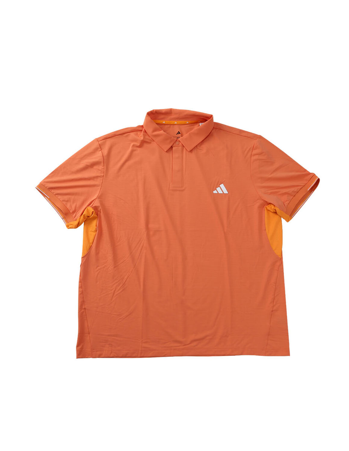 大きいサイズ ポロシャツ メンズ 半袖 adidas golf(アディダスゴルフ) 接触冷感 ユニバーサルベンチレーション UPF50+ ストレッチ 4XL 5XL カジュアル 白 橙 黒 | ADIDAS GOLF | 02