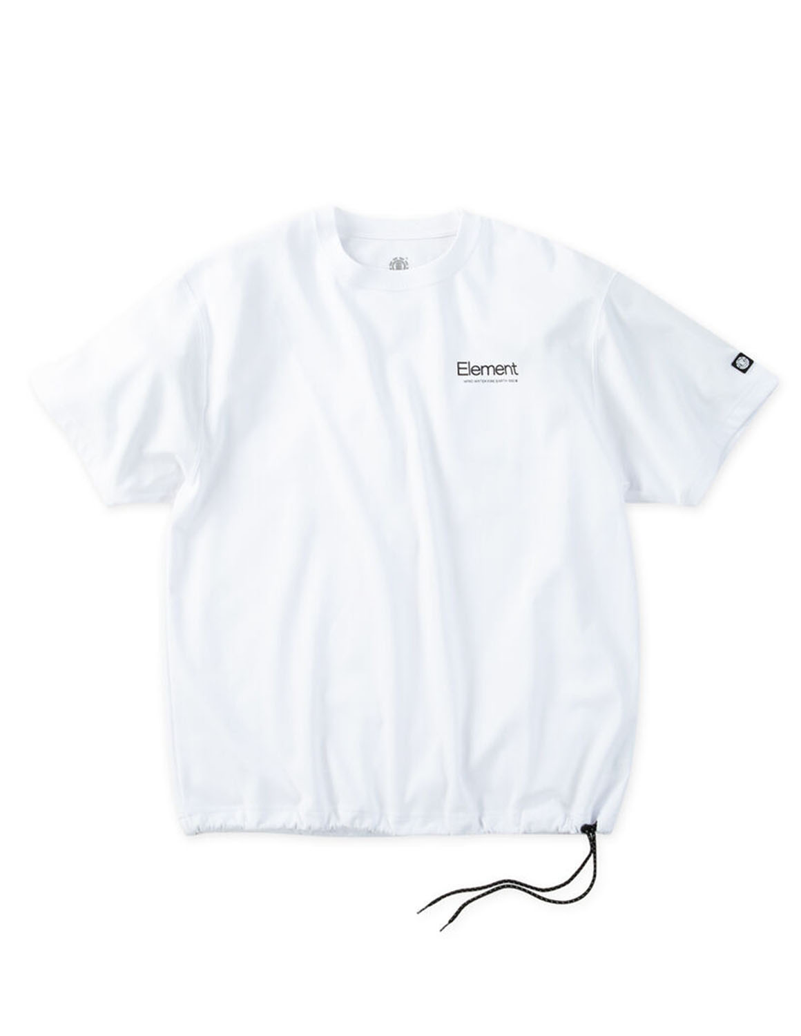 大きいサイズ 半袖Tシャツ カットソー メンズ ELEMENT(エレメント) DRY&HEAVY AUTHENTIC 裾ドローコード バックプリント 3L 4L 5L 6L カジュアル 白 黒 | ELEMENT | 03