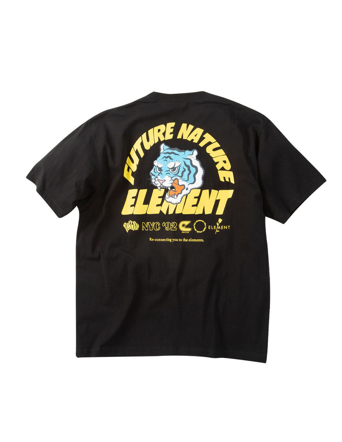大きいサイズ 半袖Tシャツ カットソー メンズ ELEMENT(エレメント) TIGER バックプリント 3L 4L 5L 6L カジュアル 灰色 黒 春 夏 秋 | ELEMENT | 02