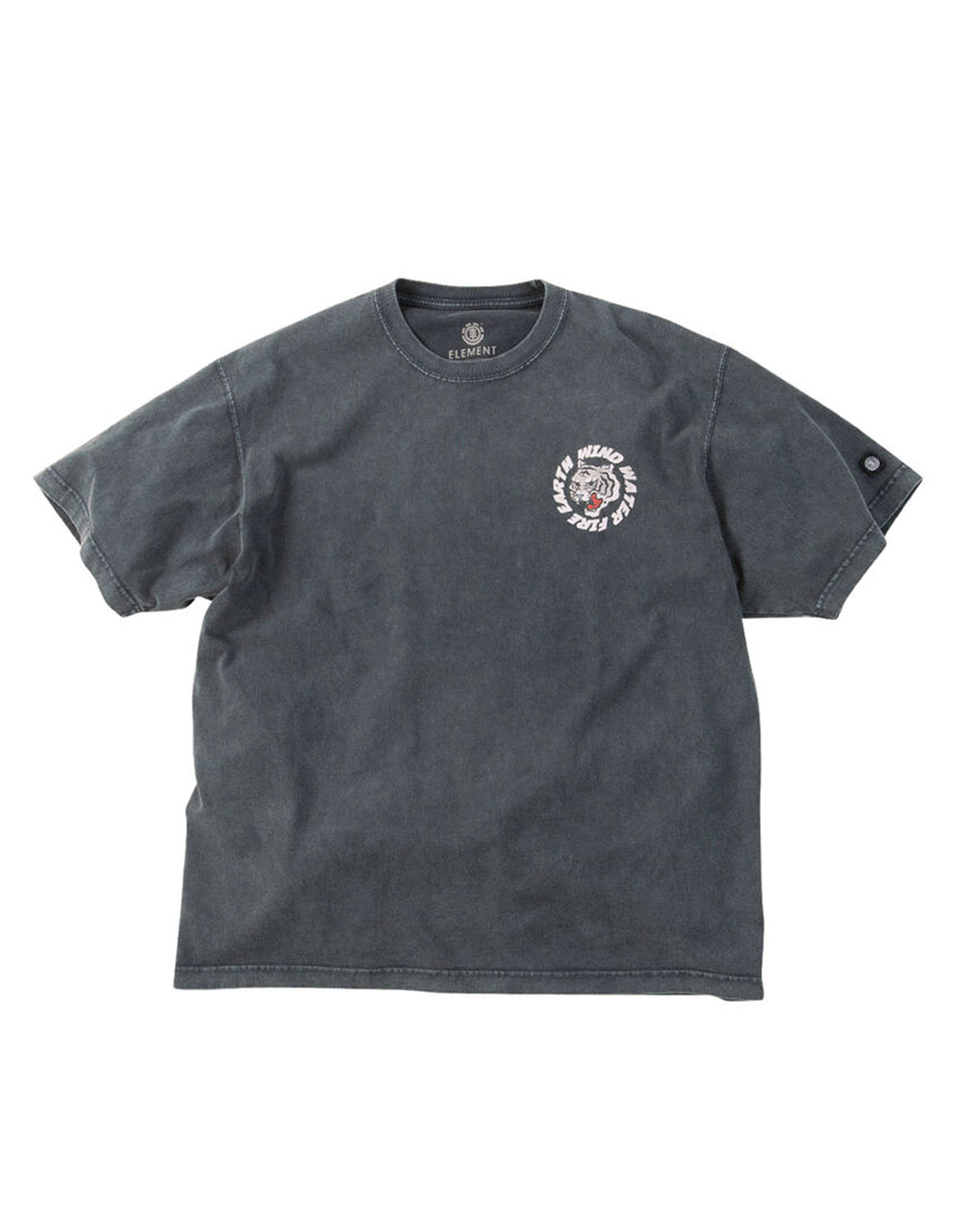 大きいサイズ 半袖Tシャツ カットソー メンズ ELEMENT(エレメント) TIGER バックプリント 3L 4L 5L 6L カジュアル 灰色 黒 春 夏 秋 | ELEMENT | 03