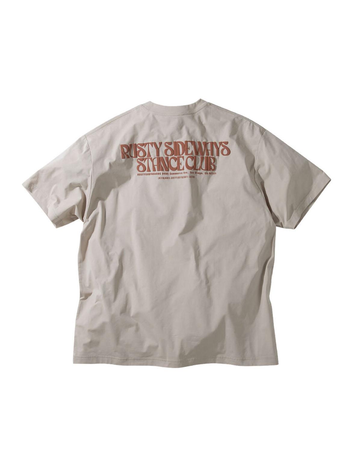 大きいサイズ 半袖Tシャツ カットソー メンズ  RUSTY(ラスティ) PEARTEX 吸汗速乾 UVカット 水陸両用 ストレッチ 発泡プリント 軽量 バックプリント 3L 4L 5L 6L | RUSTY | 08