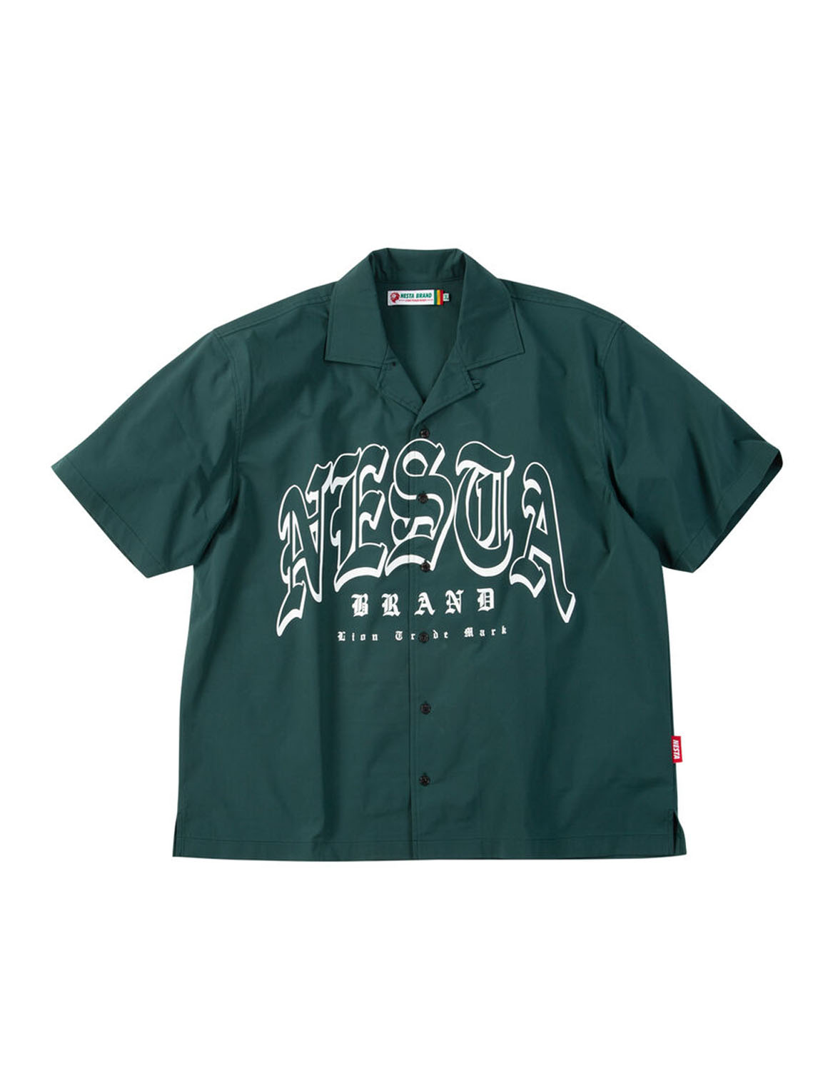 大きいサイズ 半袖シャツ メンズ NESTA BRAND(ネスタブランド) オープンカラー バックプリント バックサイドタック サイドスリット 3L 4L 5L 6L 8L カジュアル | NESTA BRAND | 01