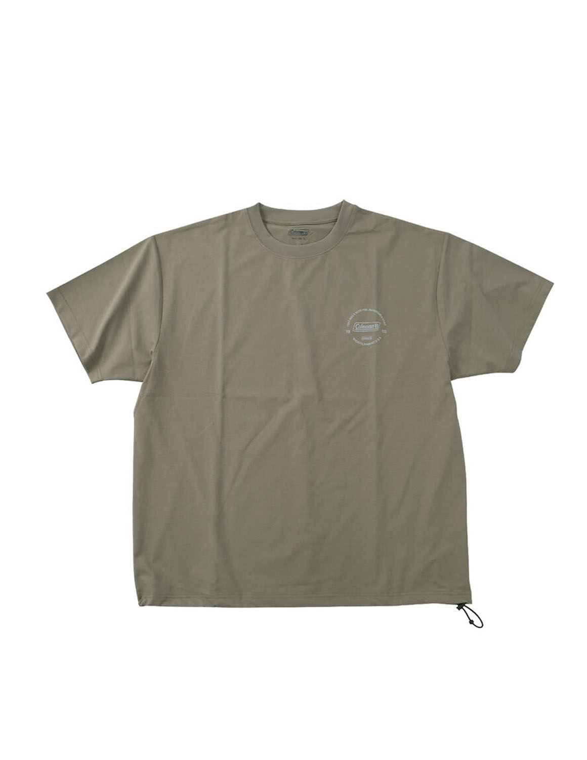 大きいサイズ 半袖Tシャツ カットソー メンズ Coleman(コールマン) 裾ドローコード バックプリント 3L 4L 5L 6L 8L カジュアル 春 夏 秋 | Coleman | 01