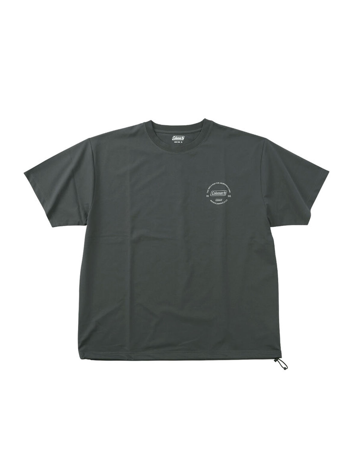 大きいサイズ 半袖Tシャツ カットソー メンズ Coleman(コールマン) 裾ドローコード バックプリント 3L 4L 5L 6L 8L カジュアル 春 夏 秋 | Coleman | 02