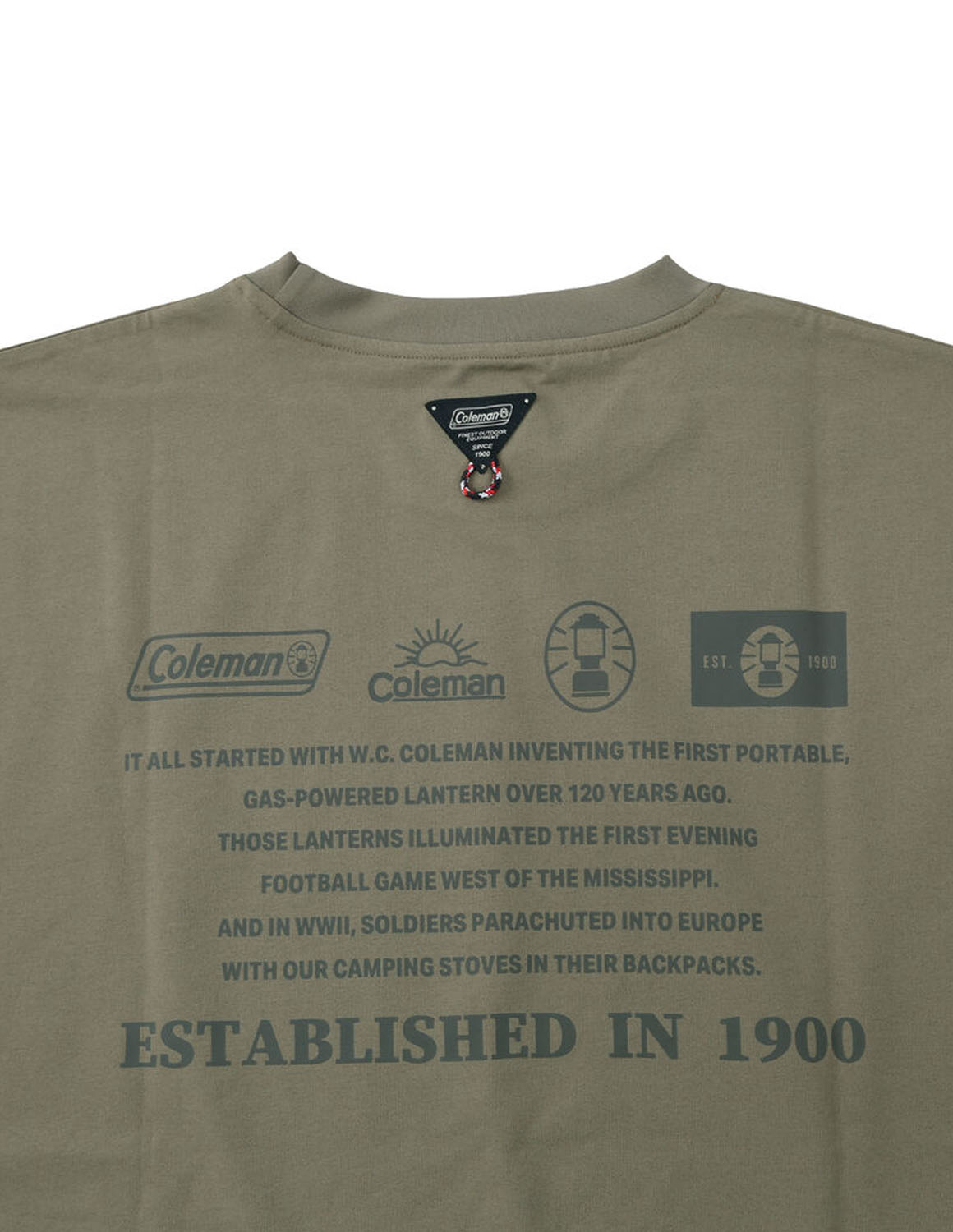 大きいサイズ 半袖Tシャツ カットソー メンズ Coleman(コールマン) 裾ドローコード バックプリント 3L 4L 5L 6L 8L カジュアル 春 夏 秋 | Coleman | 08