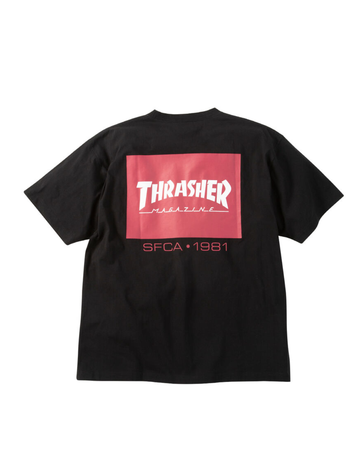 大きいサイズ 半袖 Tシャツ カットソー メンズ THRASHER(スラッシャー) ボックスロゴ バックプリント カジュアル 3L 4L 5L 6L 8L 白 黒 春 夏 秋 | THRASHER | 02