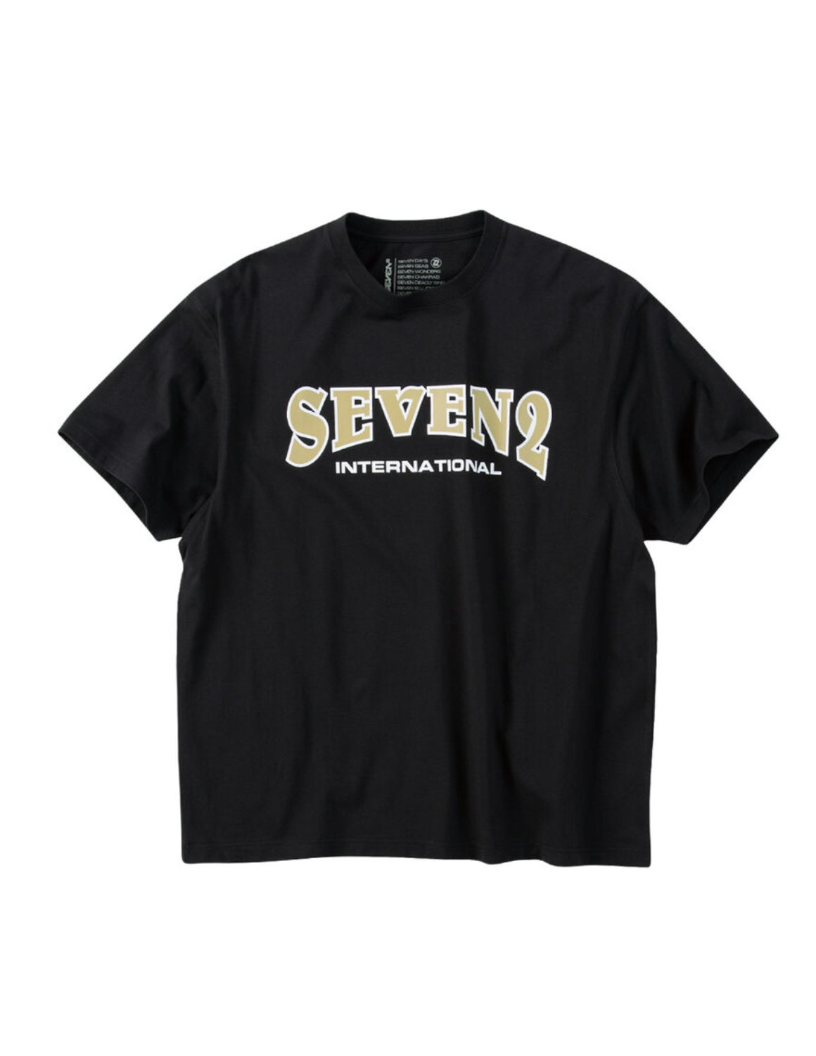 大きいサイズ 半袖 Tシャツ カットソー メンズ SEVEN2(セブンツー) 天竺 フロント バックプリント カジュアル 3L 4L 5L 6L 8L 緑 黒 春 夏 秋 | SEVEN2 | 02