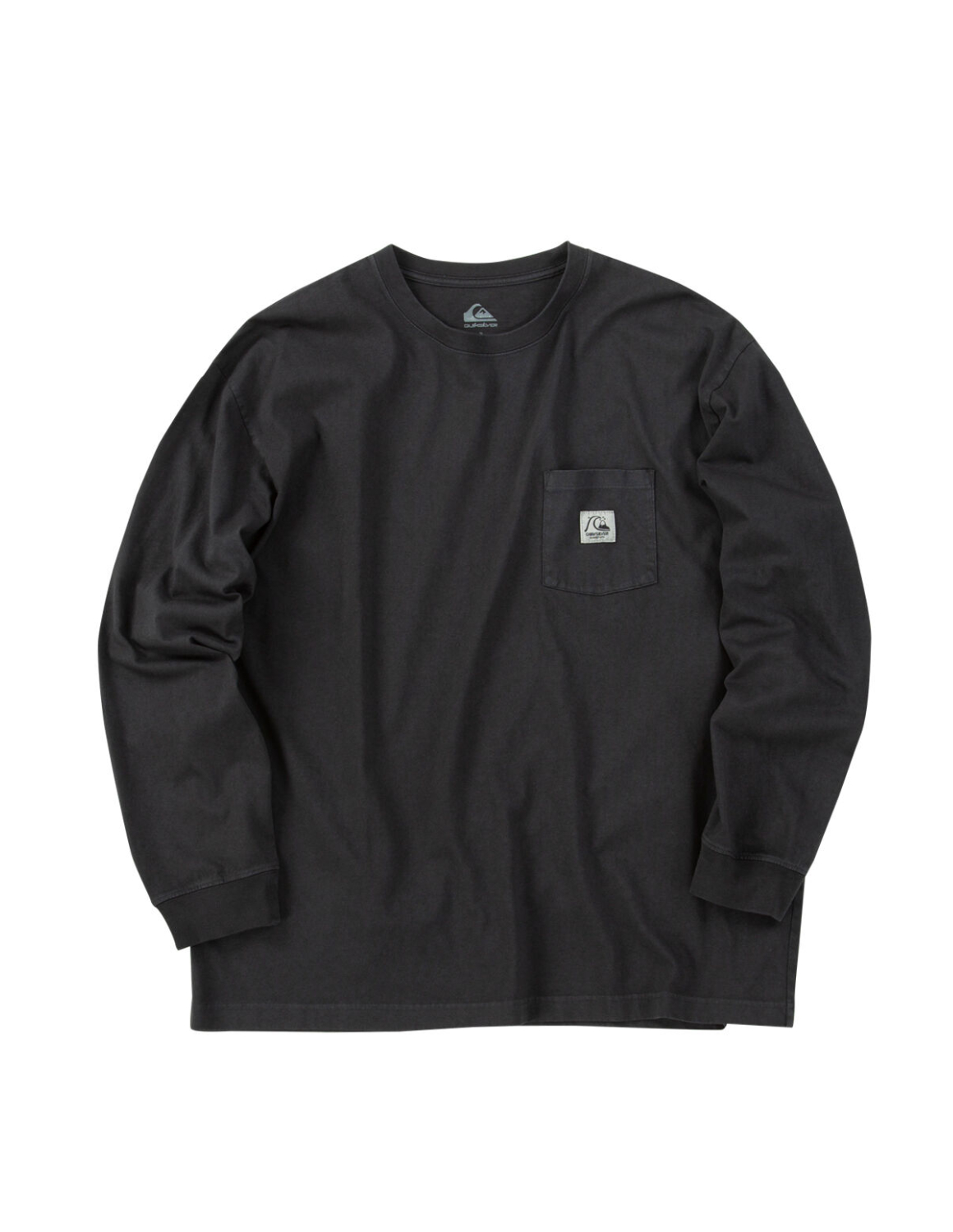 大きいサイズ 長袖Tシャツ カットソー メンズ Quiksilver(クイックシルバー) DNA POCKET バックプリント 胸ポケット リブ(袖口) カジュアル 3L 4L 5L 6L 白 黒 | Quiksilver | 04