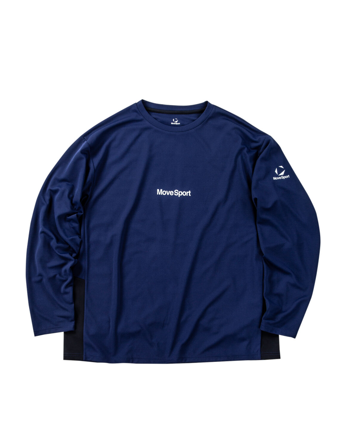 大きいサイズ 長袖Tシャツ カットソー メンズ MOVESPORT(ムーブスポーツ) 吸汗速乾 UV(UPF15) Sunscreen NIR ストレッチ 遮熱 COOL バックプリント スポーツ | MOVESPORT | 02