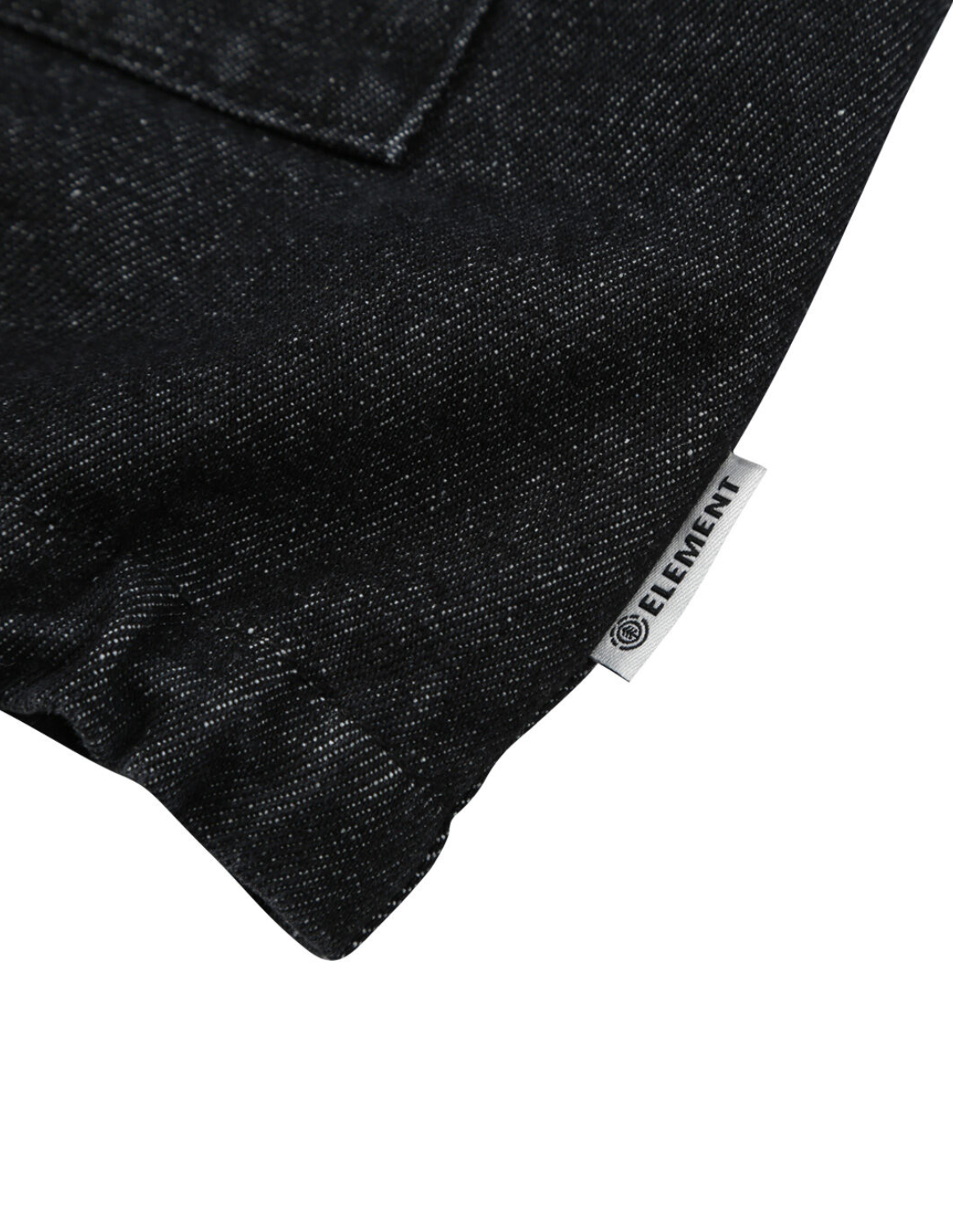 大きいサイズ メンズ デニムジャケット ELEMENT(エレメント) DENIM FIELD フルジップ サイドポケット 背面刺繍 裾ドローコード カジュアル 3L 4L 5L 6L 青 黒 | ELEMENT | 08