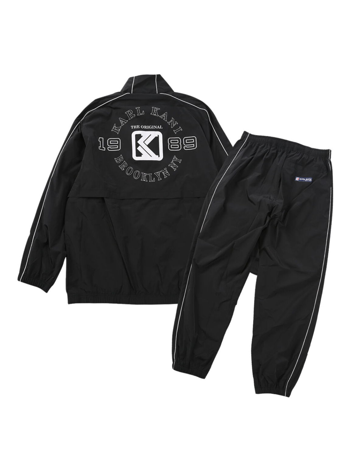 大きいサイズ 長袖 上下セット KARL KANI(カール カナイ) 裏メッシュ ブレーカーセット フルジップ スタンドカラー バックプリント メッシュ裏地 撥水加工 | Karl Kani | 04
