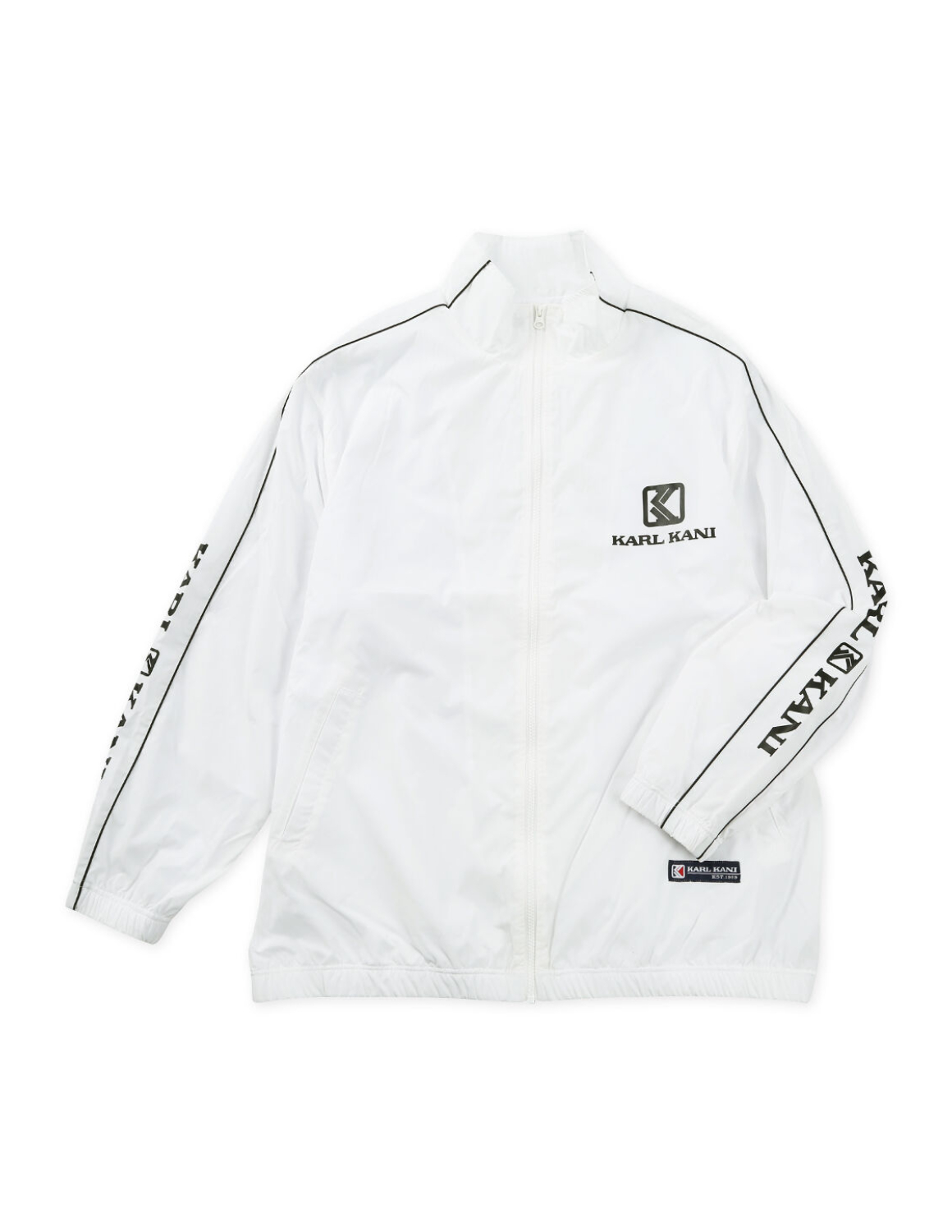 大きいサイズ 長袖 上下セット KARL KANI(カール カナイ) 裏メッシュ ブレーカーセット フルジップ スタンドカラー バックプリント メッシュ裏地 撥水加工 | Karl Kani | 05