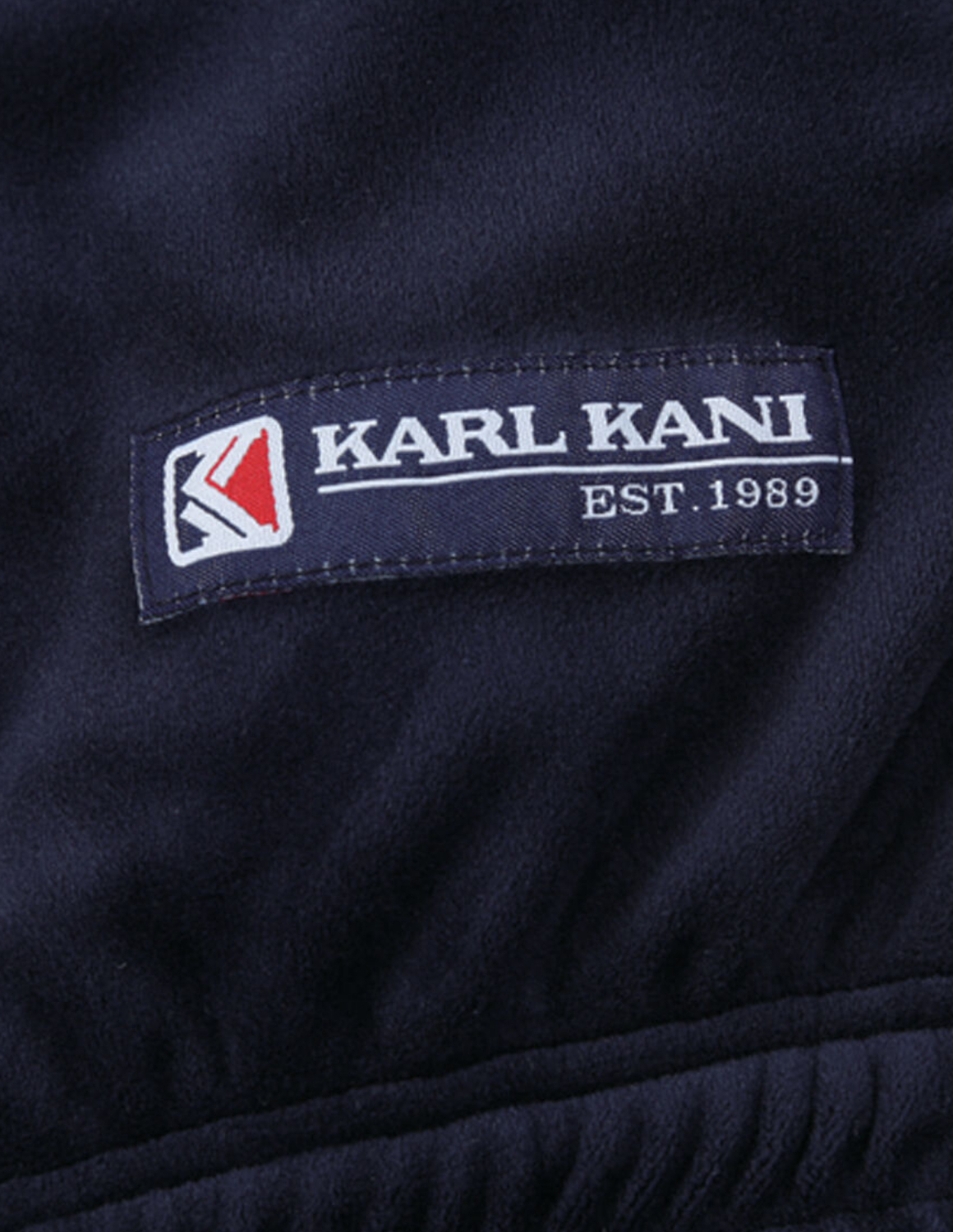 大きいサイズ 長袖 上下セット KARL KANI(カール カナイ) ベロアセット フルジップ スタンドカラー サイドポケット ラグラン袖 背面刺繍 カジュアル | Karl Kani | 10