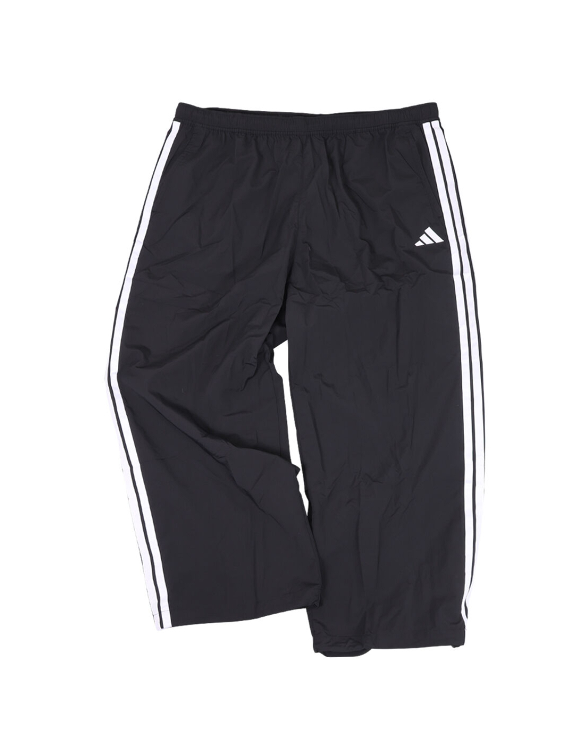大きいサイズ ジャージ パンツ adidas(アディダス) 3ST WVウーブントラックパンツ ウエストゴム サイド・バックポケット 裾ドローコード 刺繍 カジュアル | adidas | 02
