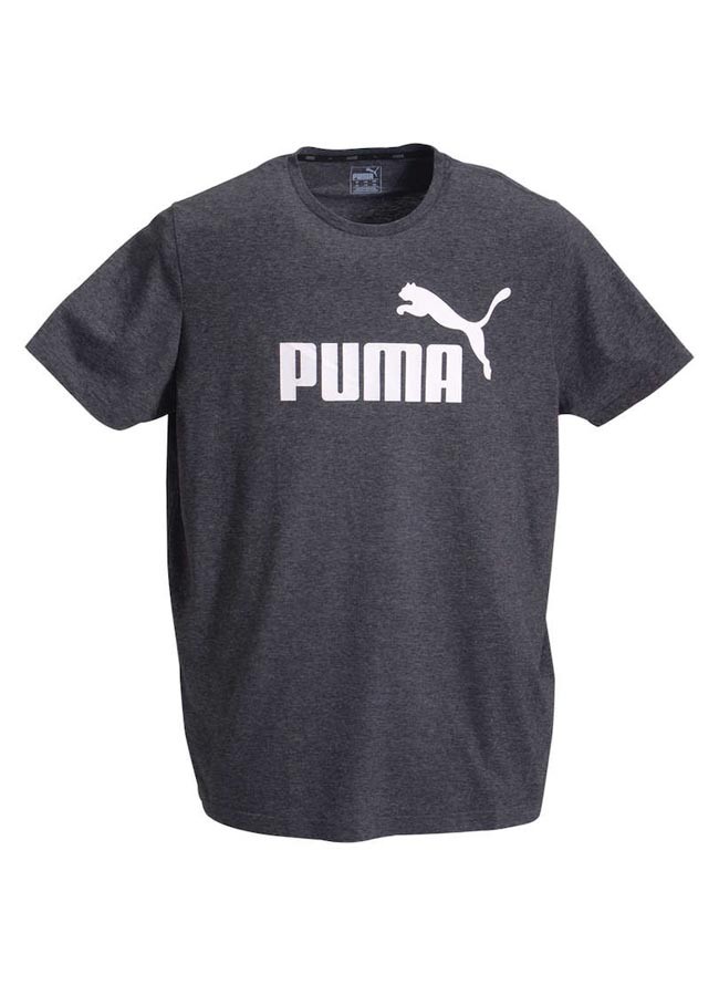 大きいサイズ 半袖Tシャツ メンズ ヘザー PUMA (プーマ) 2XL 3XL 4XL 5XL 6...