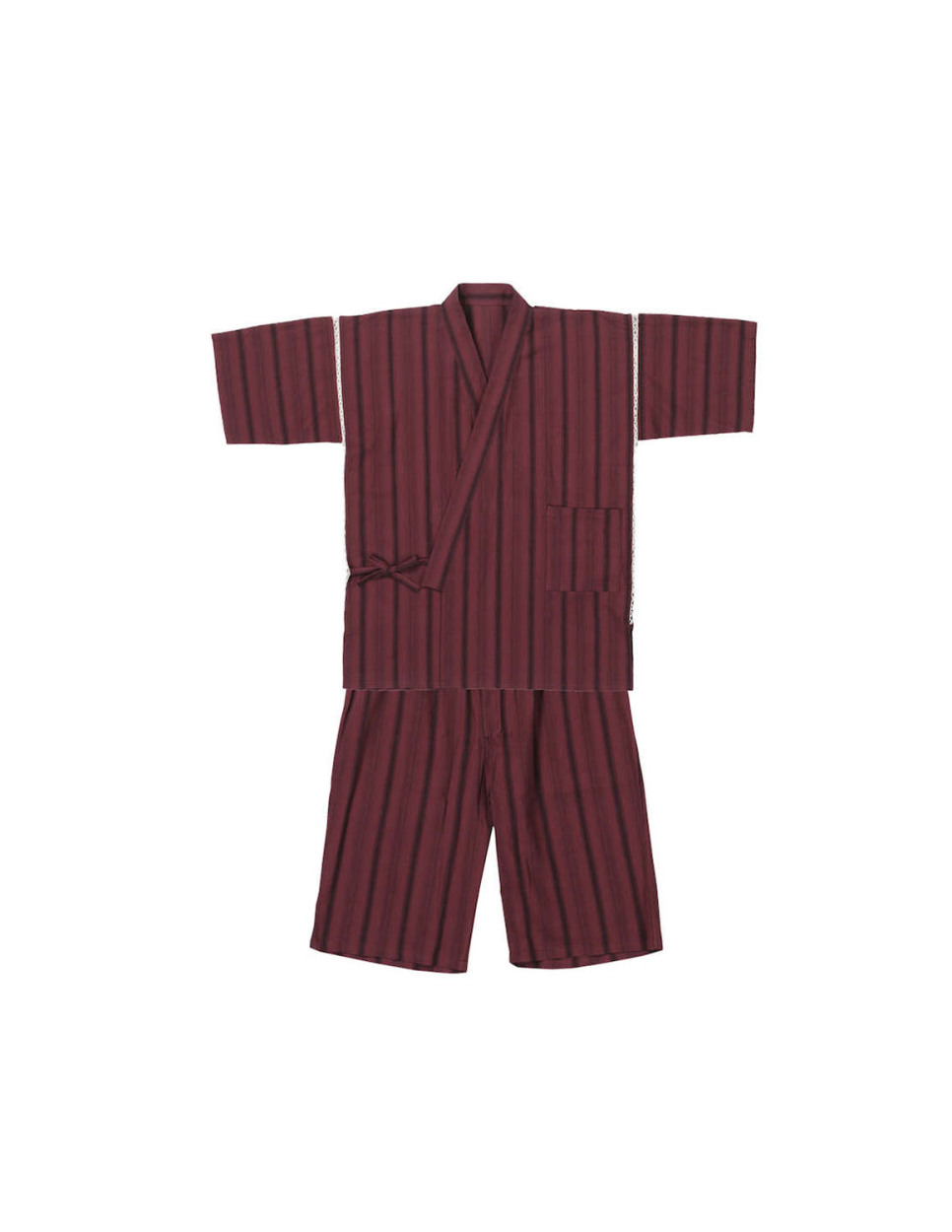 大きいサイズ 男性用甚平 メンズ  Mc.S.P (エムシーエスピー) しじら 3L 4L 5L 6L 7L  カジュアル 赤 春 夏 秋 |  | 01