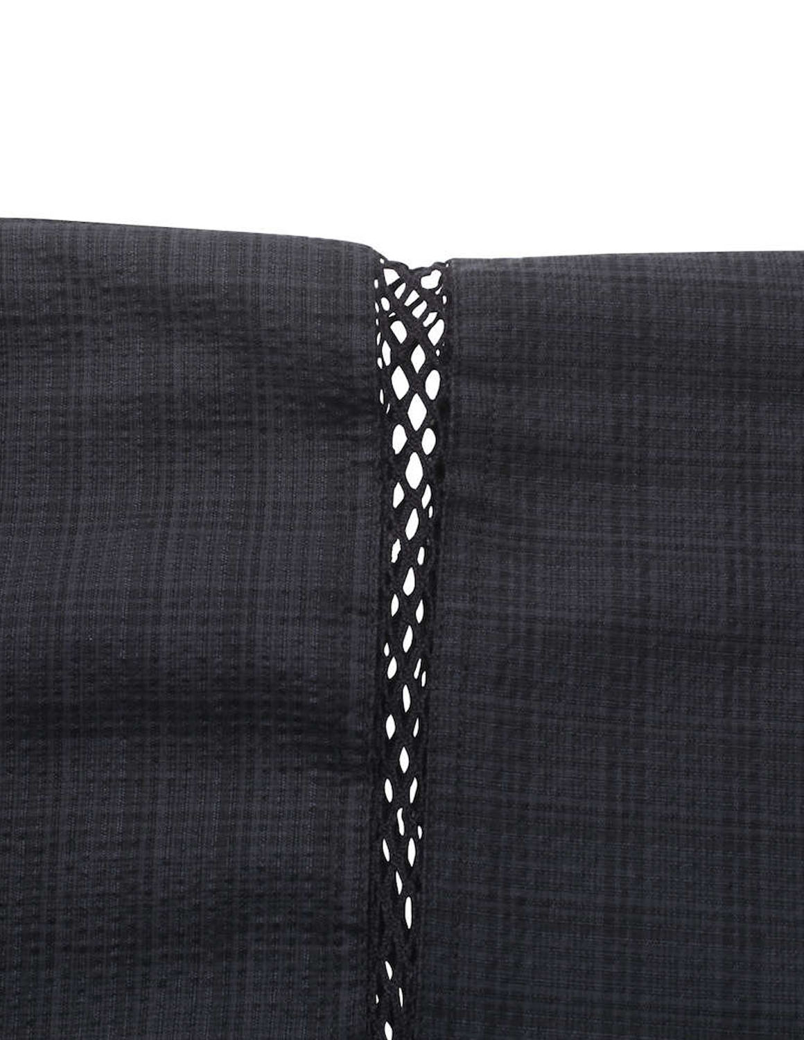 大きいサイズ 甚平 メンズ 3L 4L 5L 6L 7L カジュアル 春 夏 秋 パジャマ ルームウェアしじら無地調格子 父の日 ギフト 白 紺 黒 |  | 05