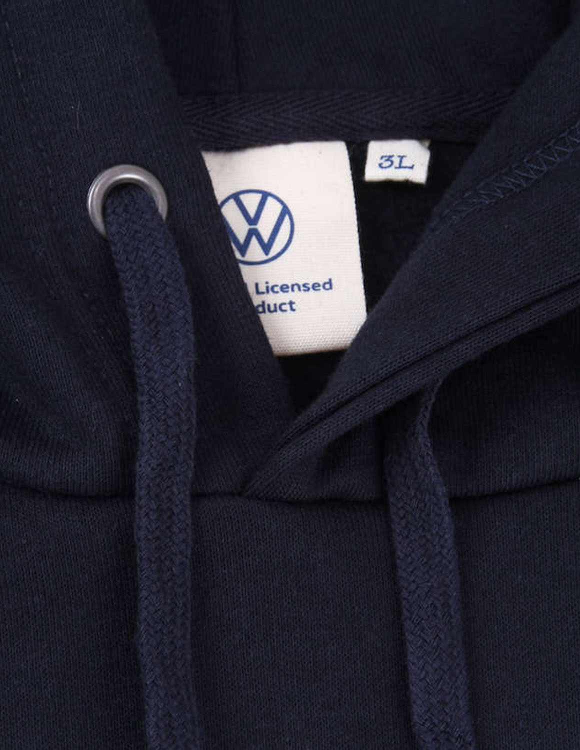 大きいサイズ パーカー トレーナー スウェット メンズ  VOLKSWAGEN フォルクスワーゲン 裏起毛 フード 3L 4L 5L 6L 8L ブラック ネイビー 紺 黒 春 秋 冬 | フォルクスワーゲン | 03