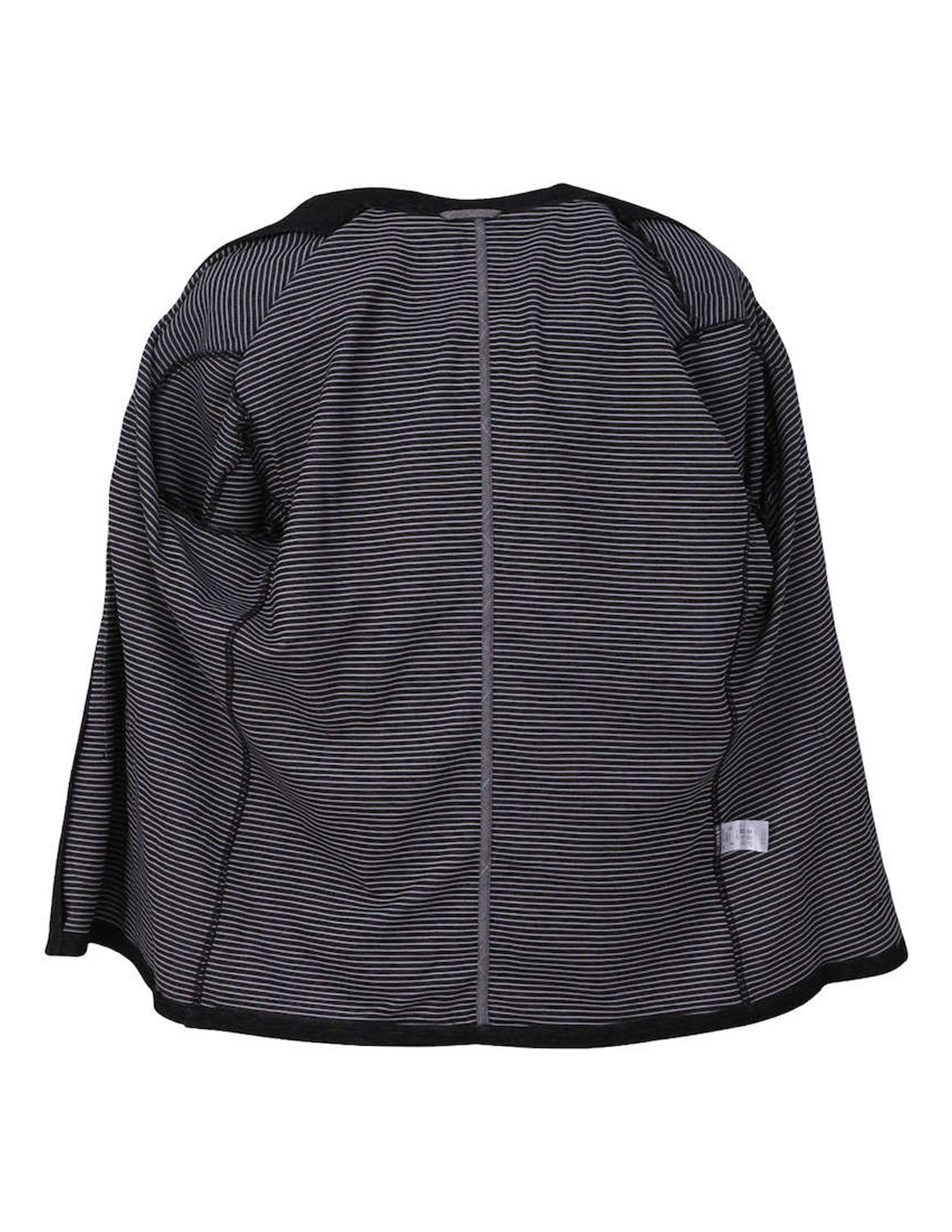 大きいサイズ テーラード ブレザー メンズ   裏ボーダー カット ジャケット 胸・サイドポケット ハンガーループ 3L 4L 5L 6L 7L 8L カジュアル 灰色 黒 春 秋 冬 |  | 10