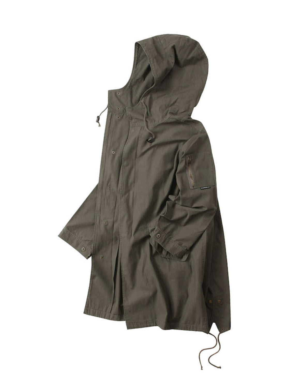 大きいサイズ ミリタリーコート メンズ  BUNDESWEAR (ブンデスウエアー) M-51 スタンドカラー ツイル モッズコート 3L 4L 5L 6L 8L  カジュアル 緑 黒 春 秋 冬 |  | 12