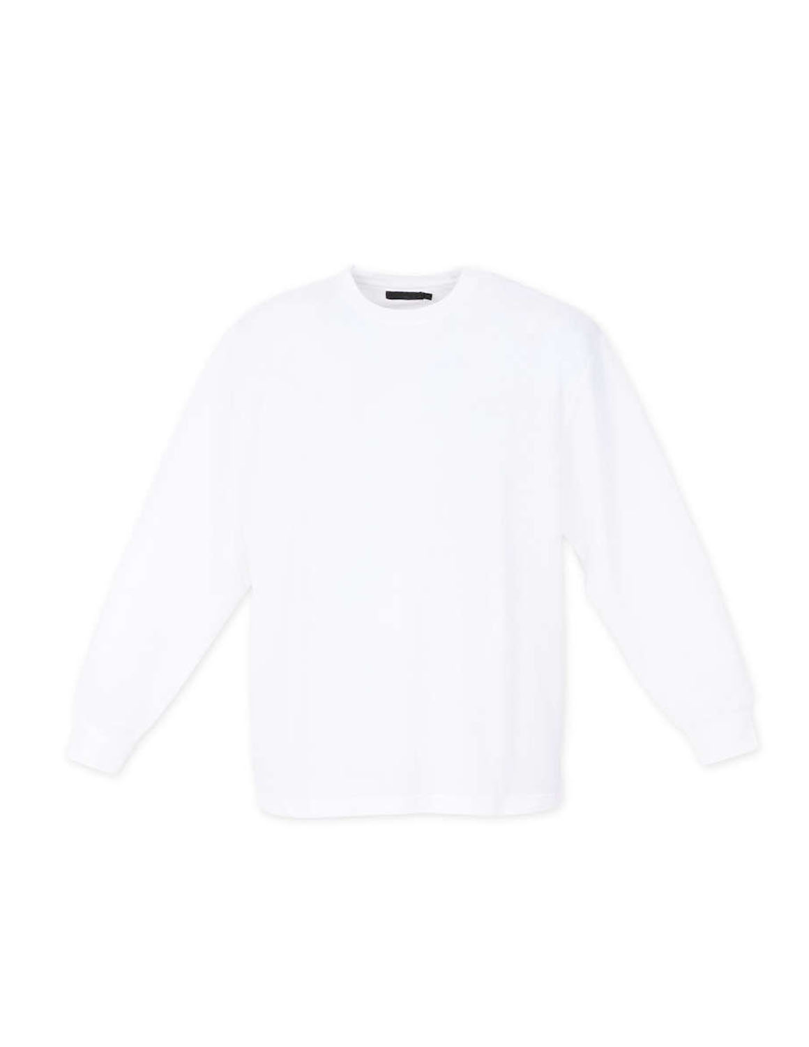 大きいサイズ 長袖Tシャツ メンズ クルーネック  ワッフル生地 デオドランテープ 消臭 抗菌 袖口リブ 3L 4L 5L 6L 7L 8L カジュアル 白 灰色 黒 春 秋 冬 |  | 01