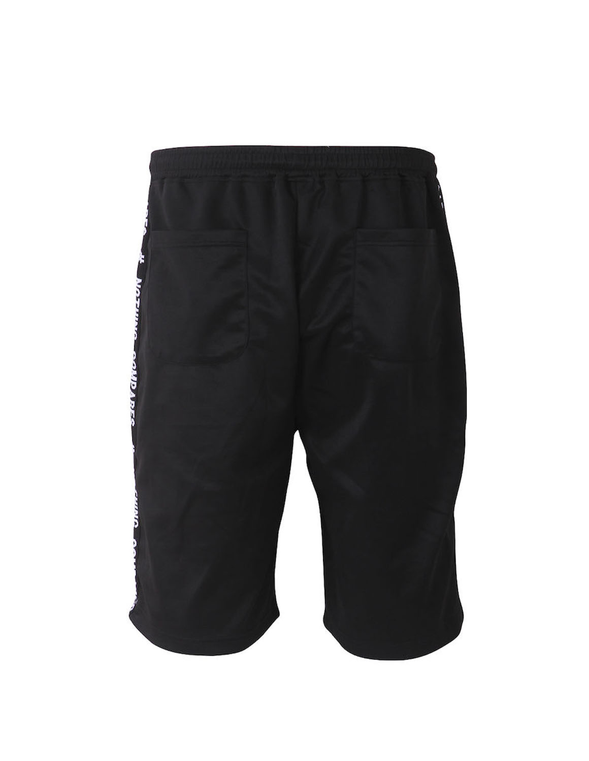 大きいサイズ ショート ハーフパンツ メンズ  in the attic(インジアティック) ポンチ ストレッチ ラインテープ プリント 3L 4L 5L 6L  カジュアル 黒 春 夏 秋 | in the attic | 07