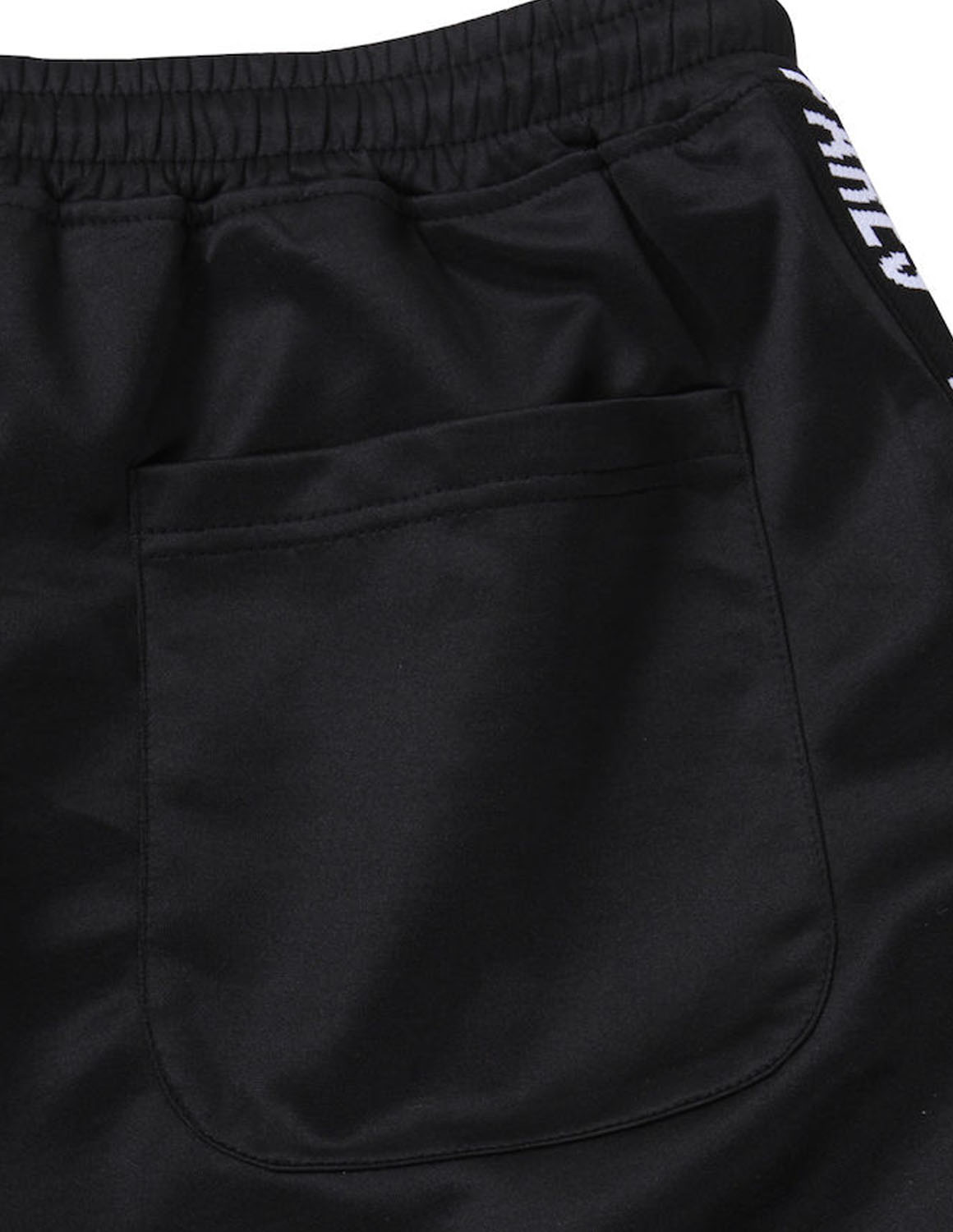 大きいサイズ ショート ハーフパンツ メンズ  in the attic(インジアティック) ポンチ ストレッチ ラインテープ プリント 3L 4L 5L 6L  カジュアル 黒 春 夏 秋 | in the attic | 08