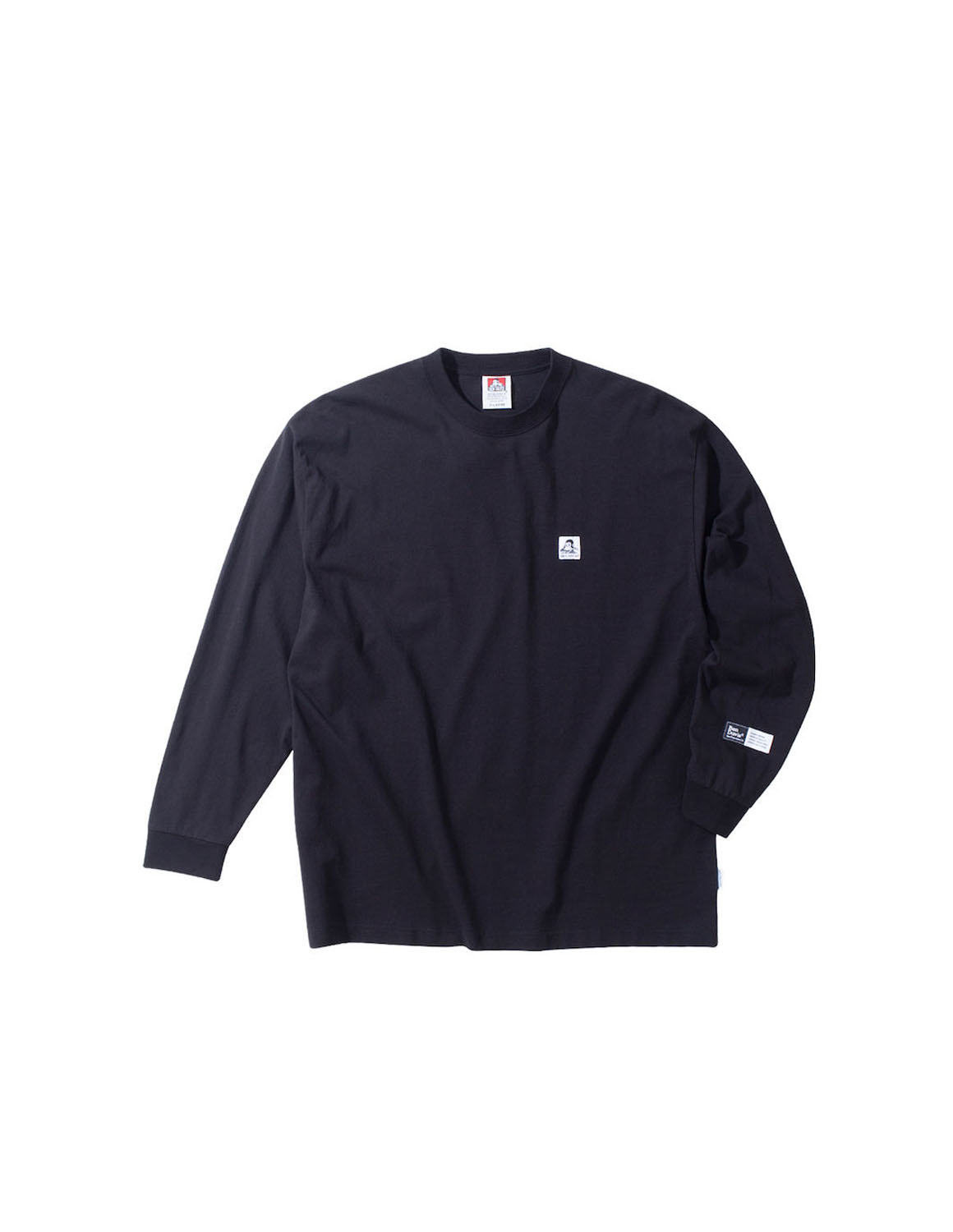 大きいサイズ 長袖Tシャツ カットソー メンズ  BEN DAVIS 3L 4L 5L 6L カジュアル 茶色 黒 春 秋 冬 バックプリント 袖ピスネーム ロゴ 袖口リブ | BEN DAVIS | 02