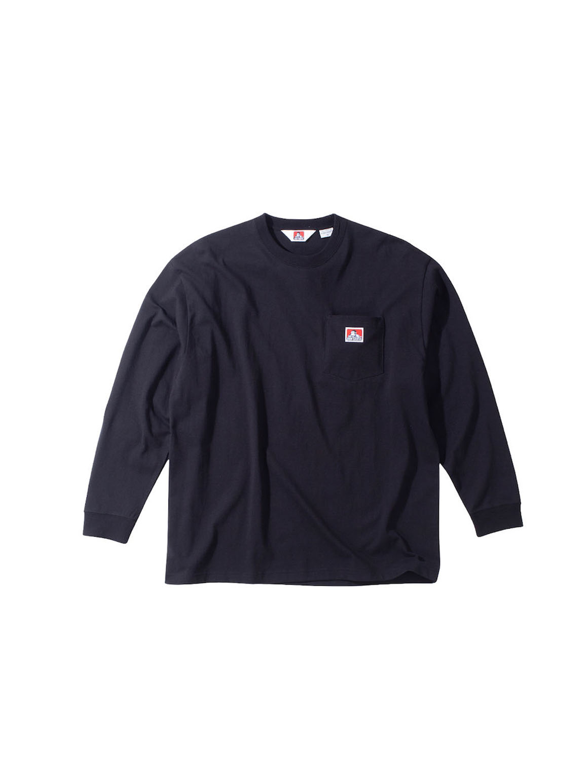 大きいサイズ 長袖Tシャツ カットソー メンズ BEN DAVIS カジュアル 3L 4L 5L 6L 白 緑 灰色 黒 春 秋 冬 春 秋服 胸ポケット ピスネーム ロゴ 袖口リブ | BEN DAVIS | 04