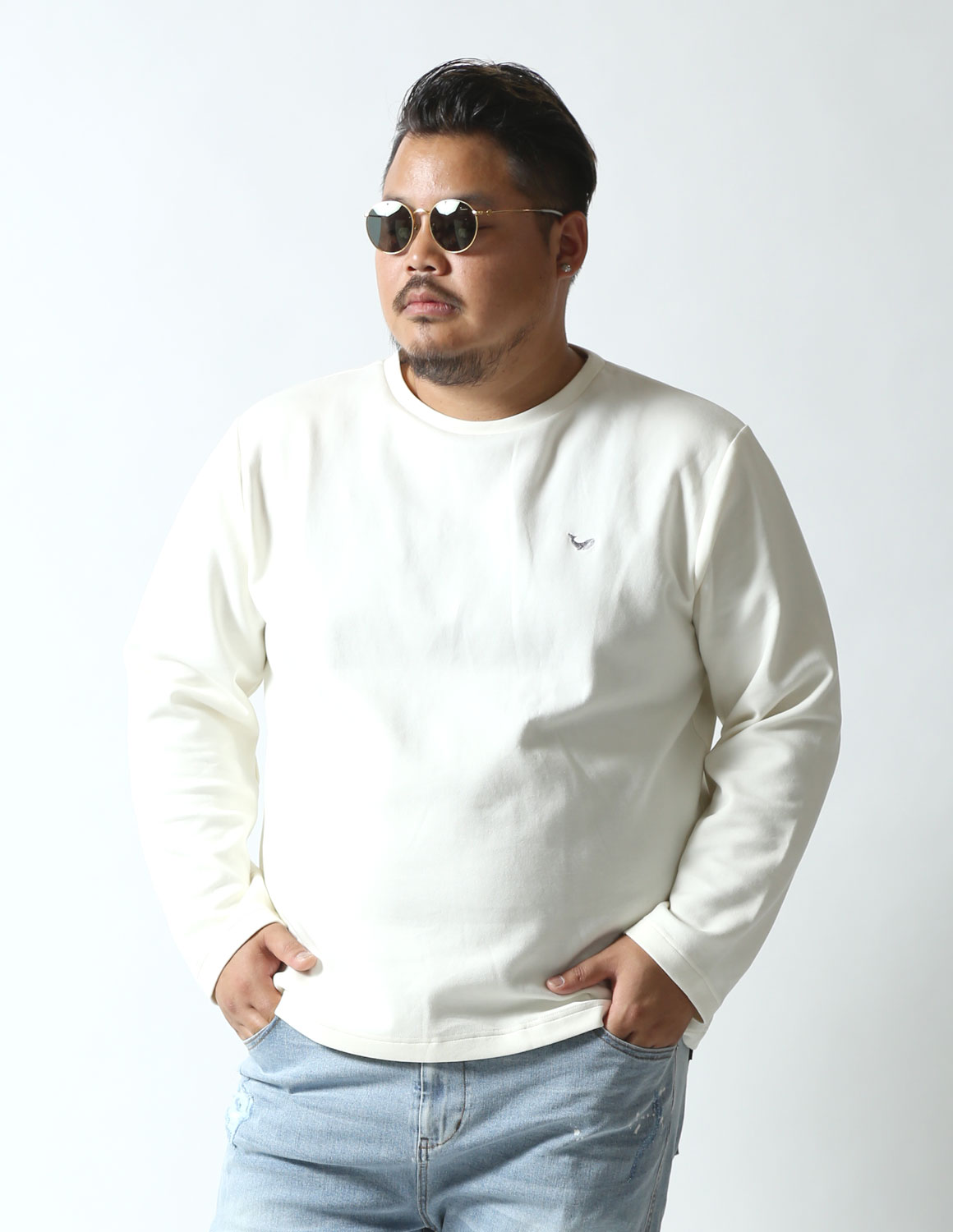 値段が激安 メンズ 大きいサイズ 2.0 感鯨ロンT 長袖 ビッグ ロンt tシャツ メンズウェア