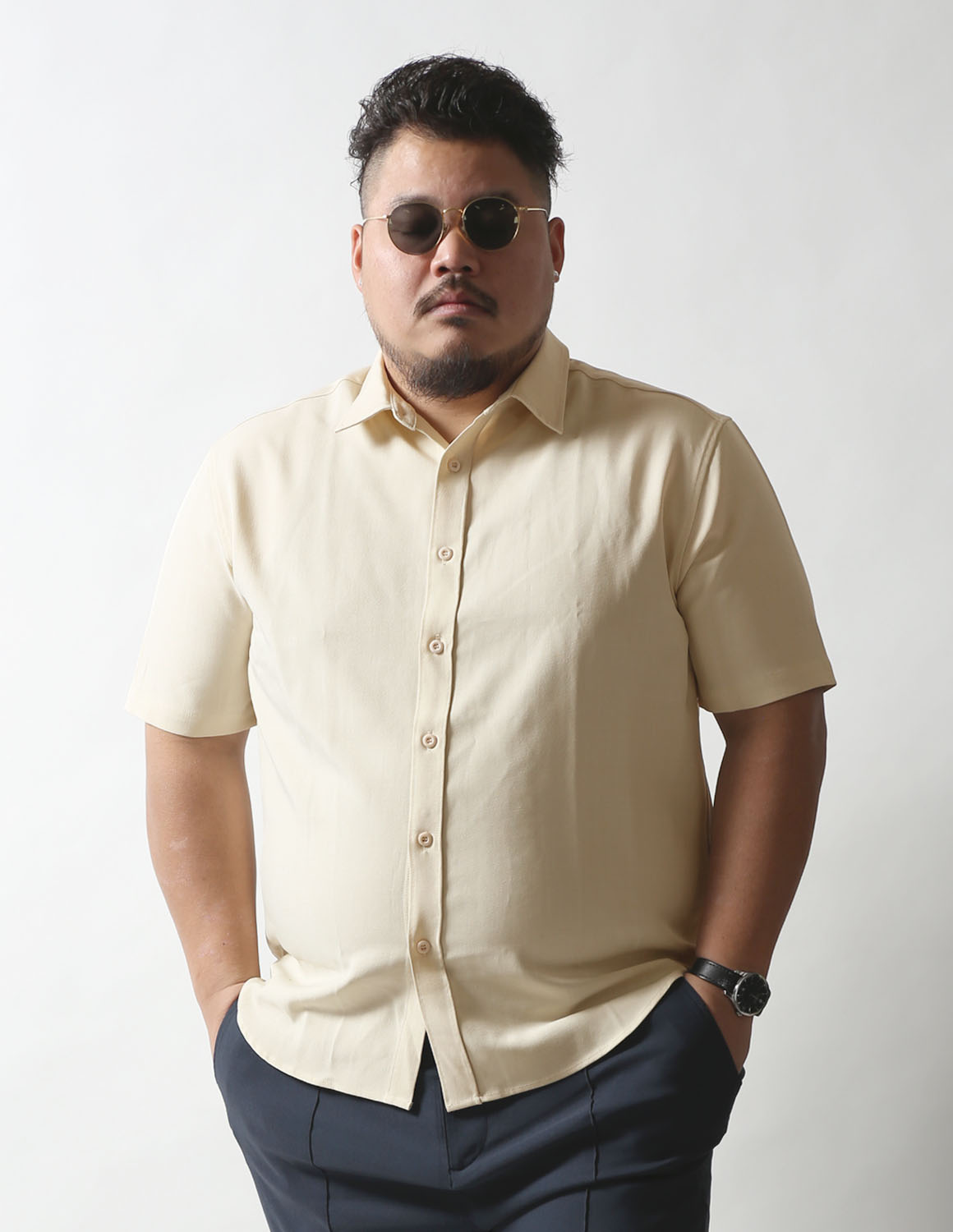 Amazon.co.jp: [Liaziong] シャツ メンズ 半袖 夏服 大きい