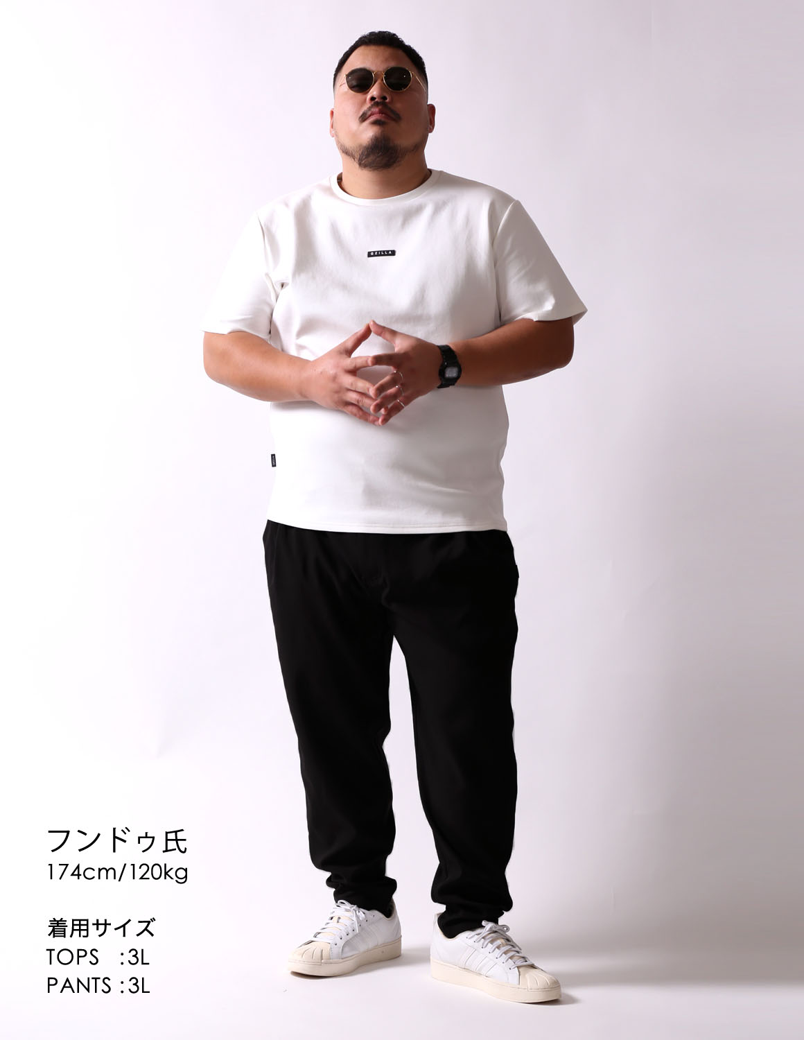 大きいサイズ 半袖Tシャツ メンズ QZILLA 感鯨Tシャツ2.0 Rubber