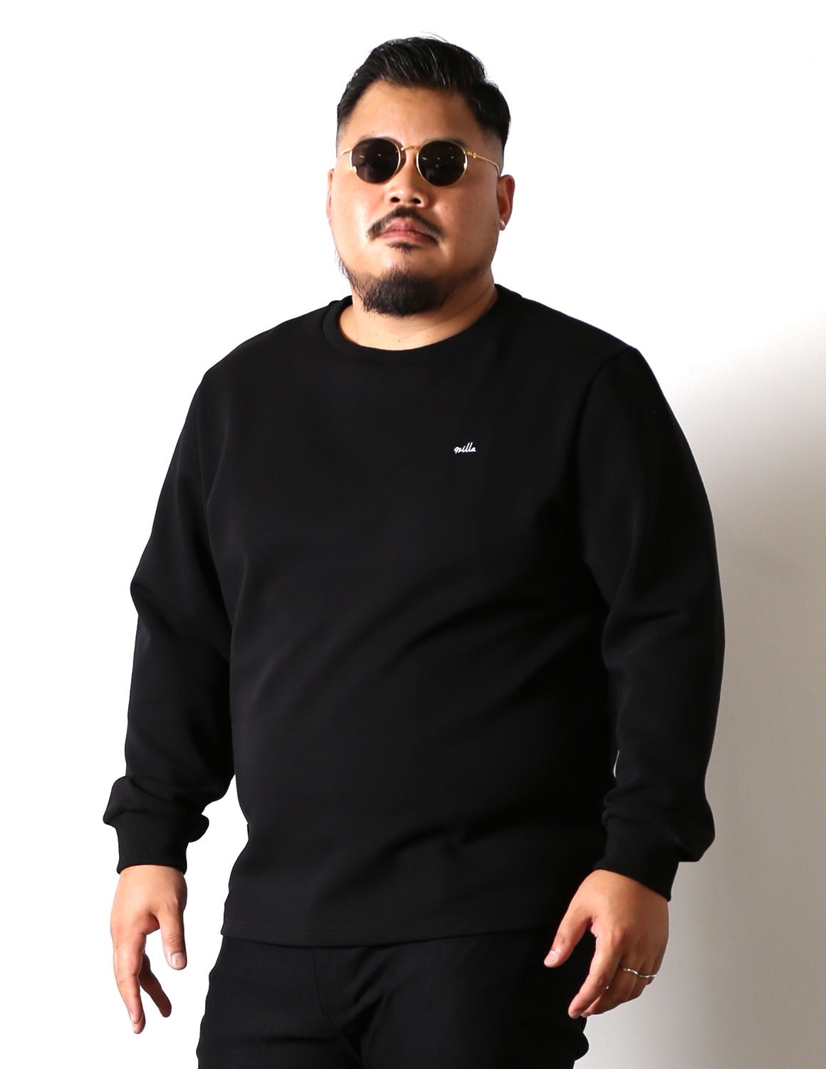 大きいサイズ 長袖Tシャツ カットソー メンズ QZILLA 感鯨ロンT3.0 qzilla ICON ワンポイントプリント 襟・袖口リブ 美シルエット 予約販売10月下旬発送予定 |  | 02