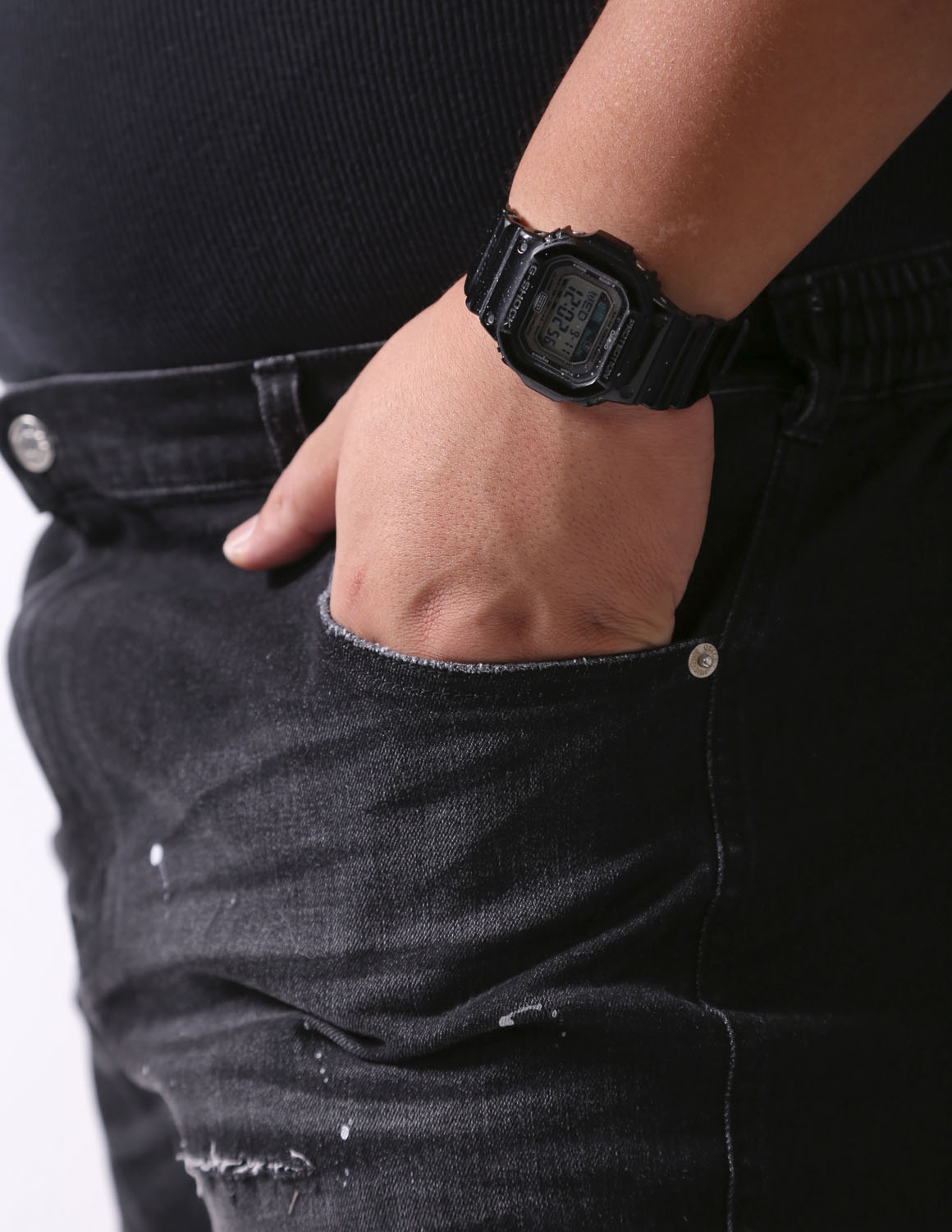 大きいサイズ メンズ スキニー デニム ストレッチ テーパード ダメージ ペンキ ヒゲ カジュアル QZILLA 感鯨デニム クラッシュ2.0 |  | 18