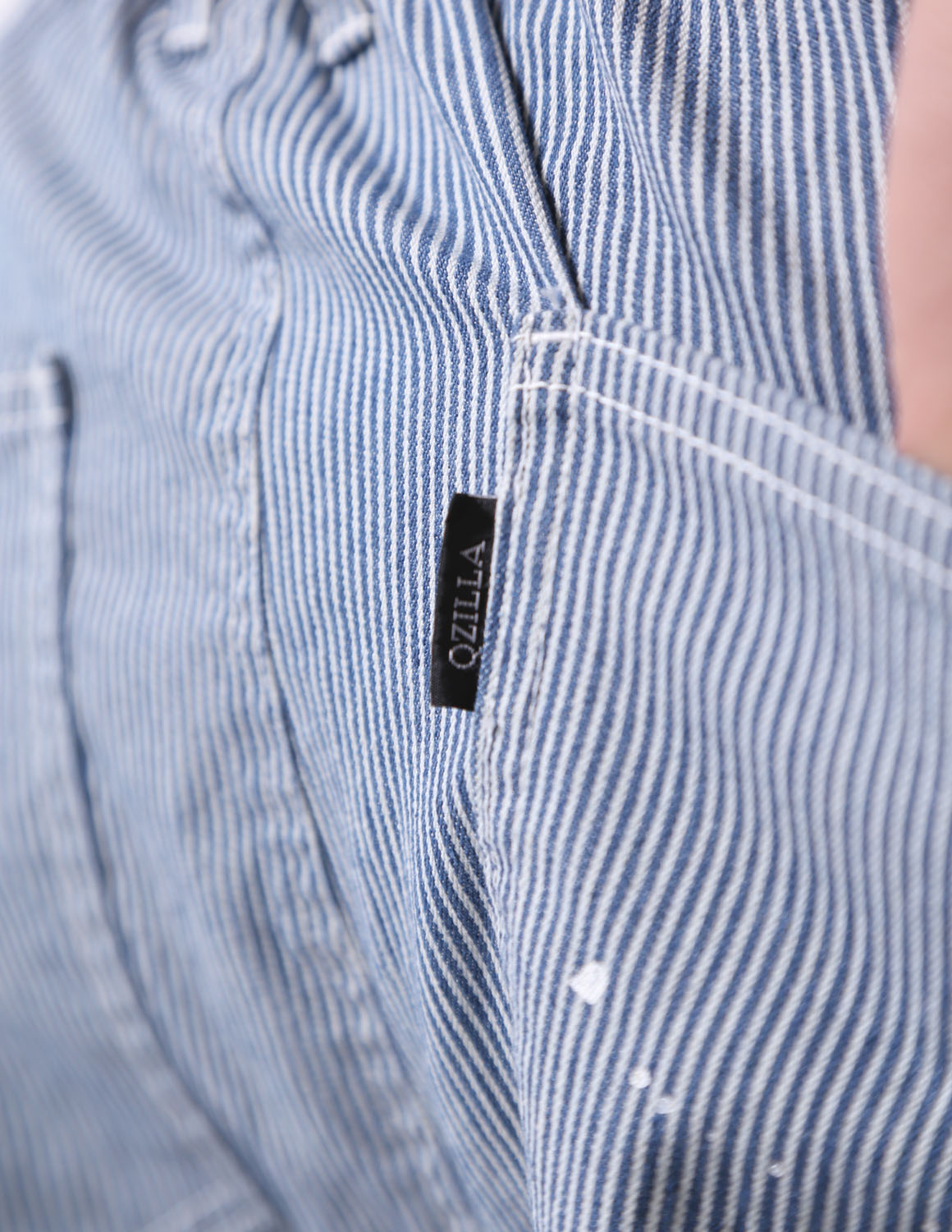 大きいサイズ ワイド テーパードパンツ メンズ QZILLA 感鯨 Hickory Splash! ダメージ ペンキ 加工 ストレッチ カジュアル 春 夏 秋 |  | 20