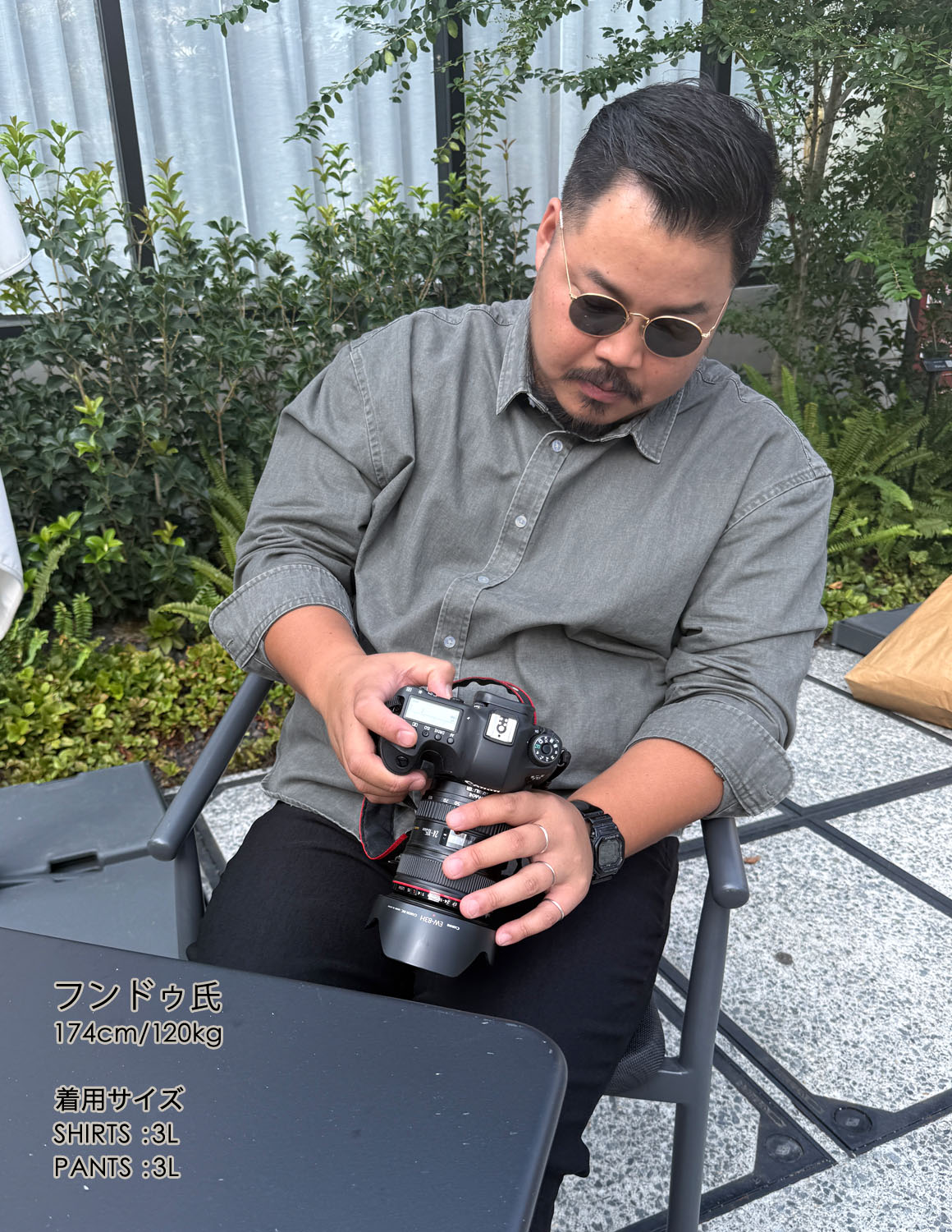 大きいサイズ 長袖シャツ カジュアルシャツ メンズ  QZILLA 白鯨 Mods ビンテージ風 2L 3L 4L 5L カジュアル 灰色 紺 春 秋 冬 2025AW |  | 04