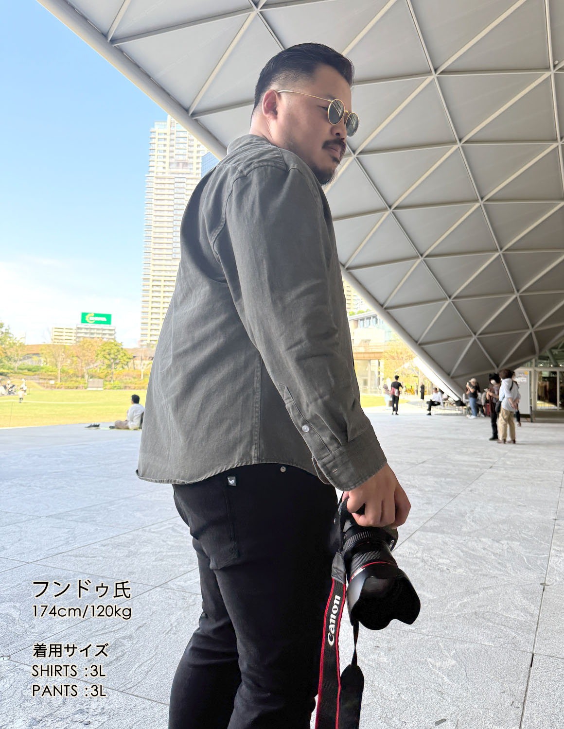 大きいサイズ 長袖シャツ カジュアルシャツ メンズ  QZILLA 白鯨 Mods ビンテージ風 2L 3L 4L 5L カジュアル 灰色 紺 春 秋 冬 2025AW |  | 06