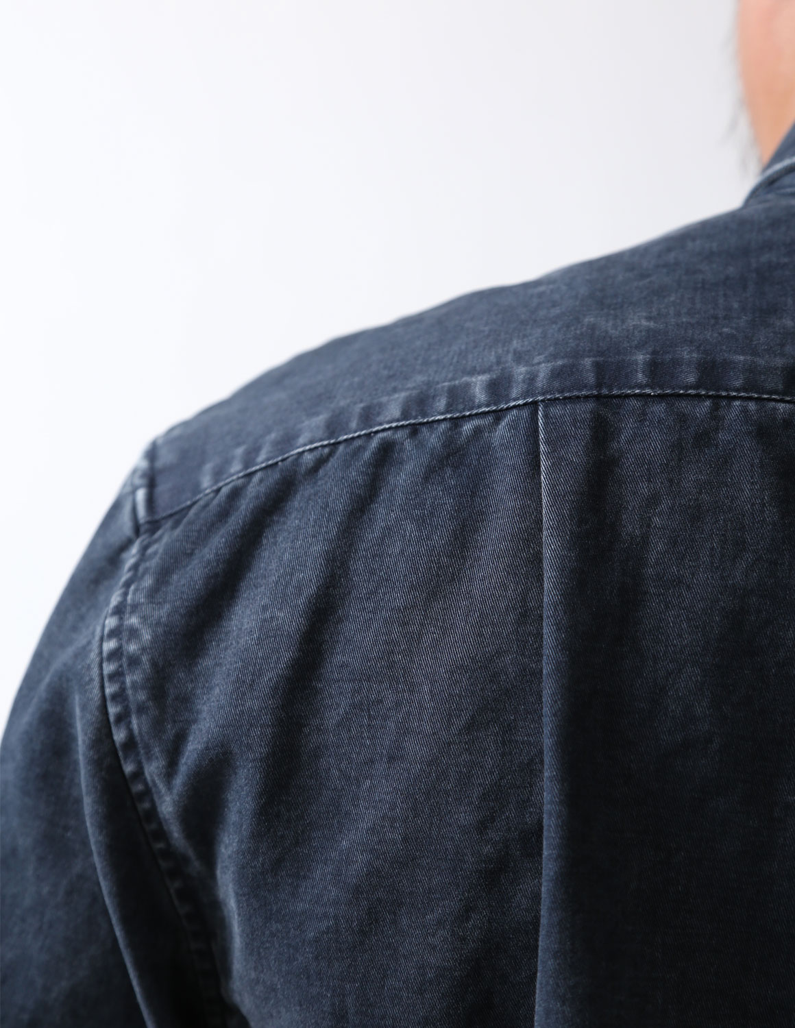 大きいサイズ 長袖シャツ カジュアルシャツ メンズ  QZILLA 白鯨 Mods ビンテージ風 2L 3L 4L 5L カジュアル 灰色 紺 春 秋 冬 2025AW |  | 20