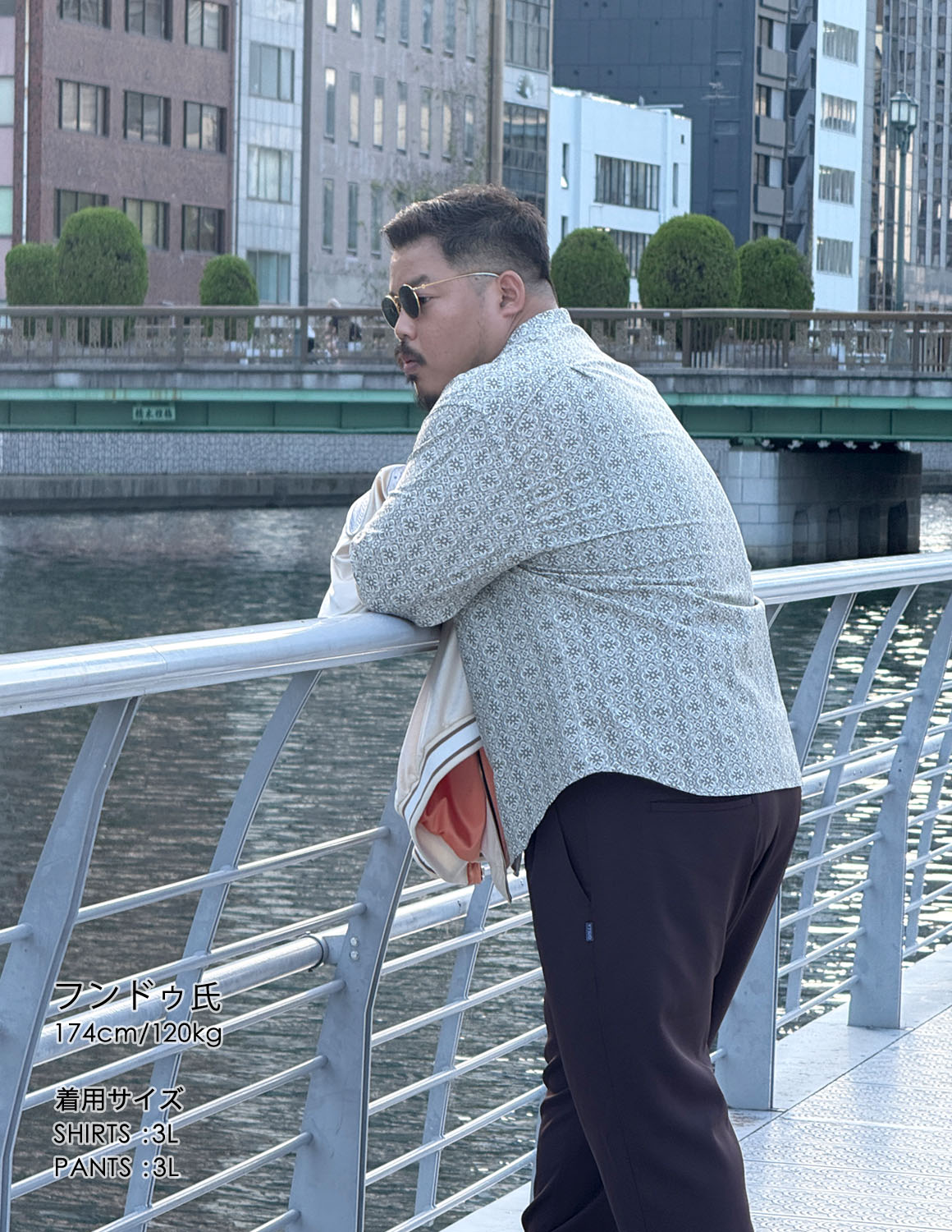 大きいサイズ OUTLET 大きいサイズ 白鯨 Retrogram シャツ メンズ 幾何学模様 カジュアル 2L 3L 4L 5L QZILLA |  | 07