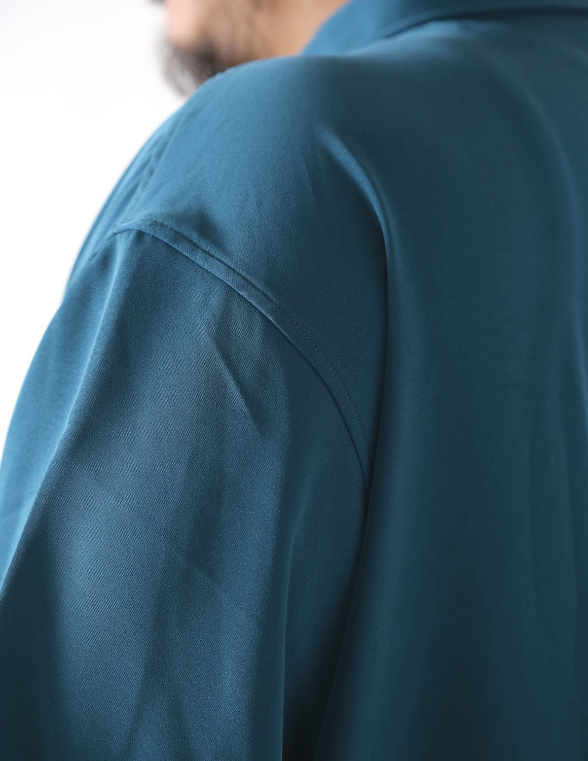 大きいサイズ 半袖シャツ カジュアルシャツ メンズ QZILLA ワイドシャツ Wing オープンカラー ストレッチ 2L 3L 4L 5L 緑 黒 春 夏 秋 予約販売4月中旬発送予定 |  | 20