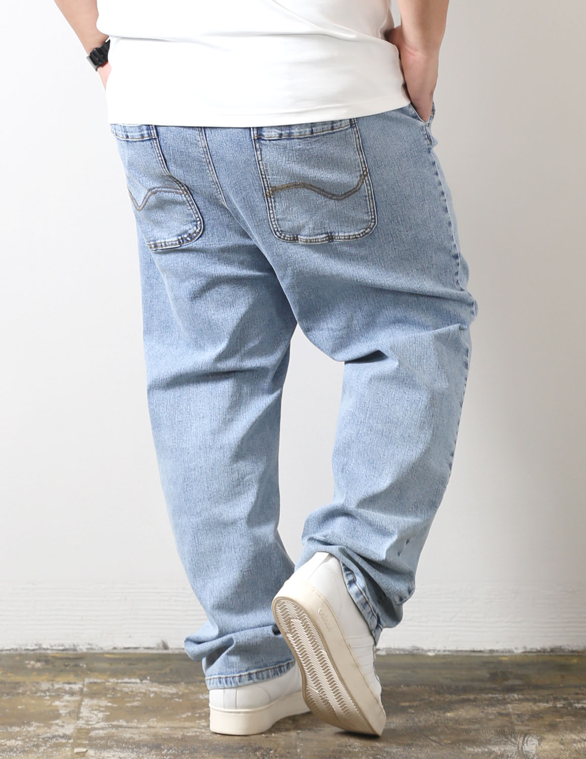 大きいサイズ ジーンズ デニム メンズ QZILLA 感鯨デニム Ocean ストレッチ ストレート 2L 3L 4L 5L カジュアル 春 夏 秋 冬 予約販売4月下旬から5月上旬発送 |  | 14